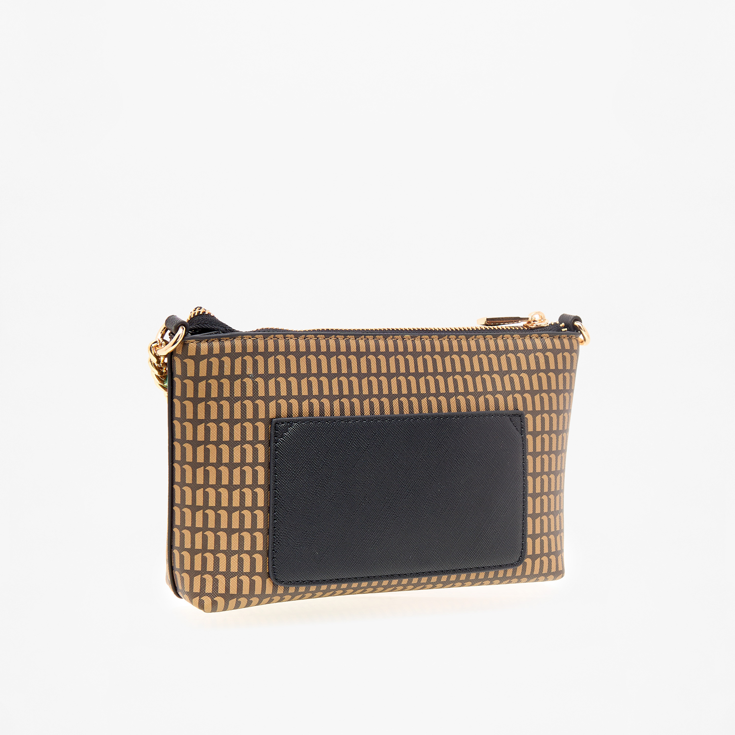 شنطة كروس بودي بحزام قابل للتعديل وسحاب إغلاق وطبعات مونوجرام من ميسي-women-bagsandwallets-handbags-image-10