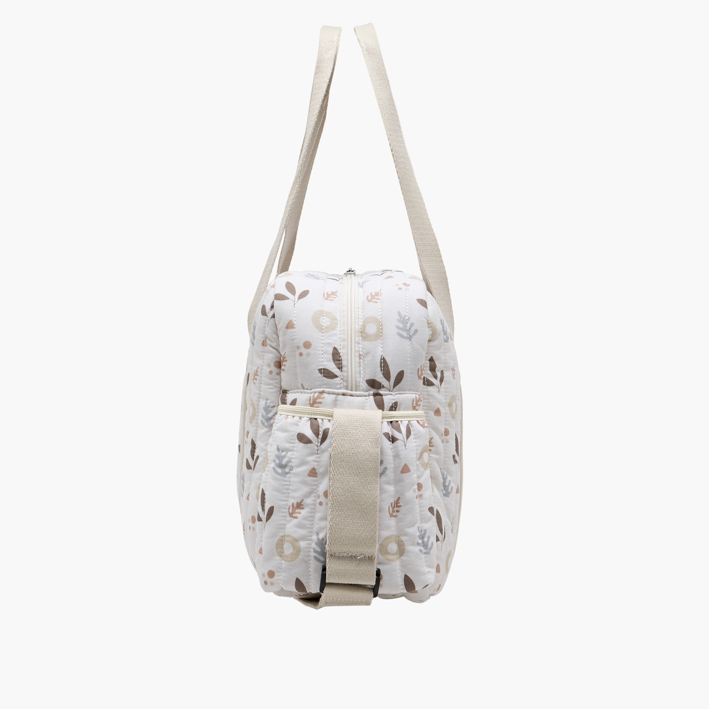 Giggles Printed Diaper Bag with Zip Closure and Top Handles-baby-diapering-diaperbags-image-6