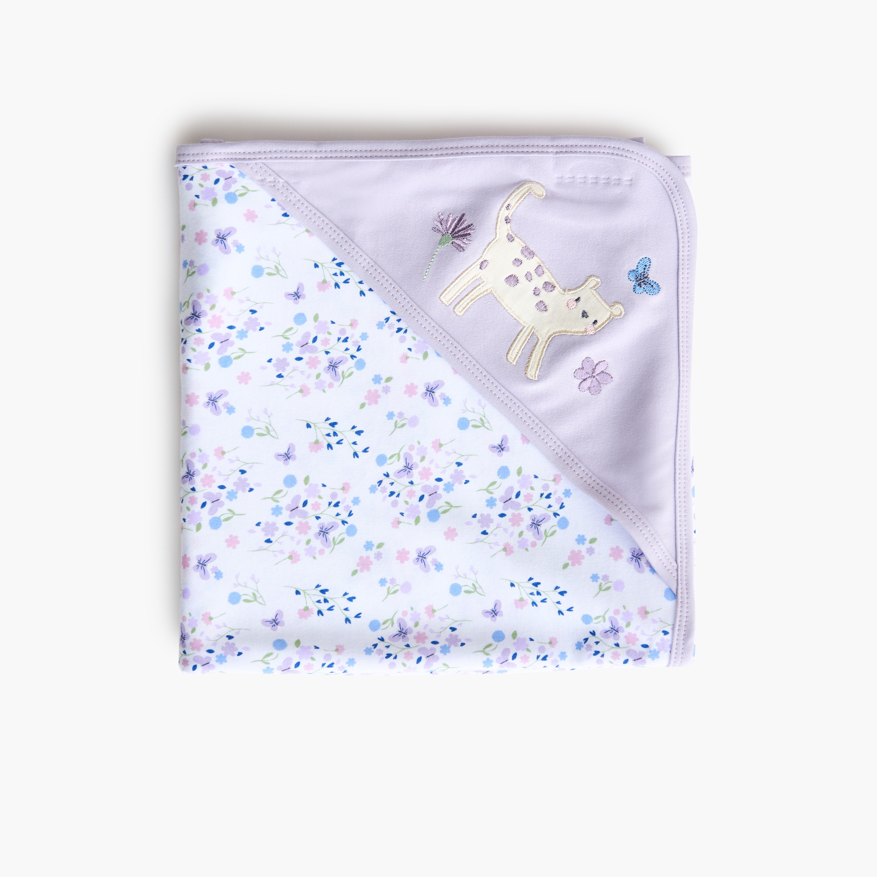 Juniors Floral Print Receiving Blanket-baby-nursery-blanketsandswaddles-receivingblankets-image-3