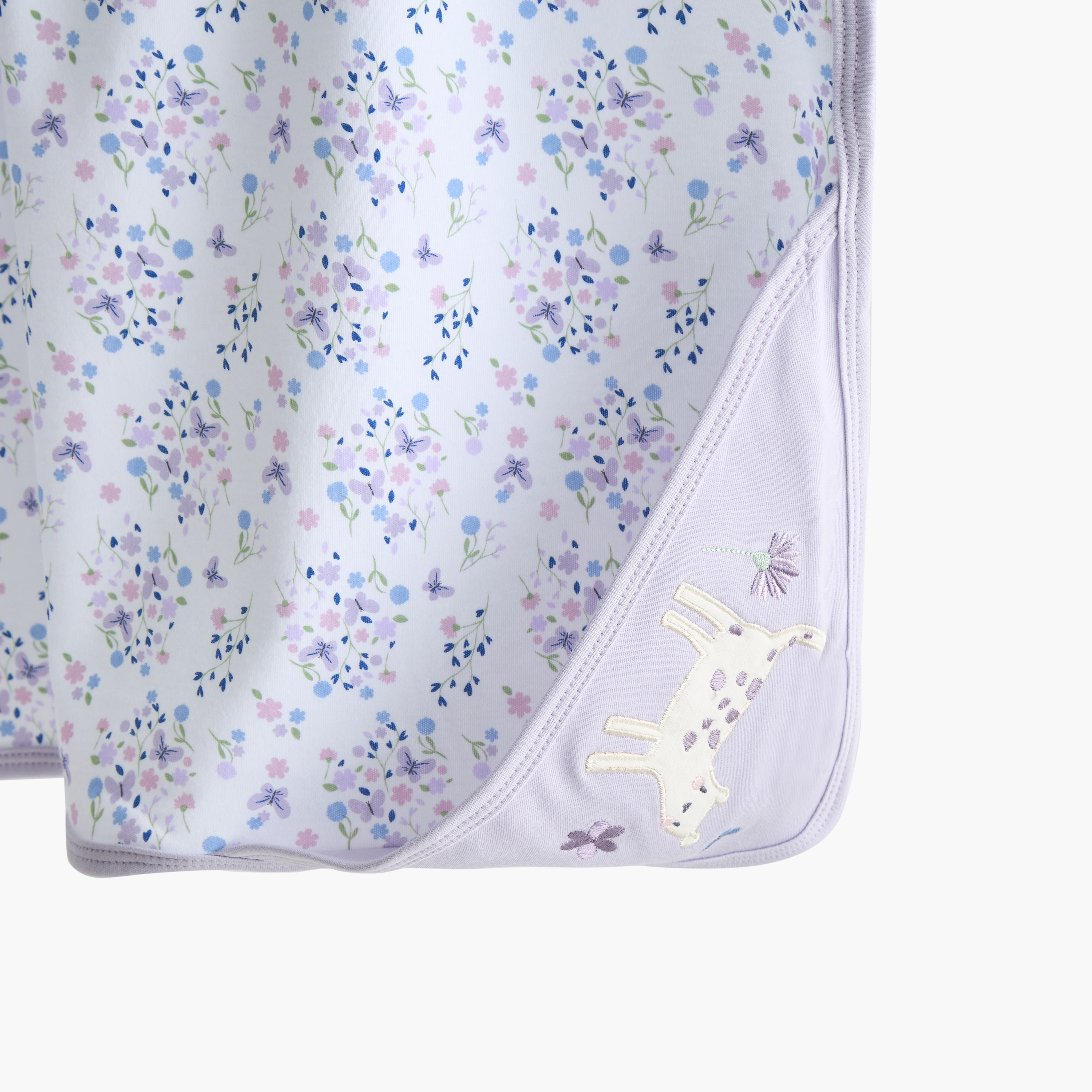 Juniors Floral Print Receiving Blanket-baby-nursery-blanketsandswaddles-receivingblankets-image-5