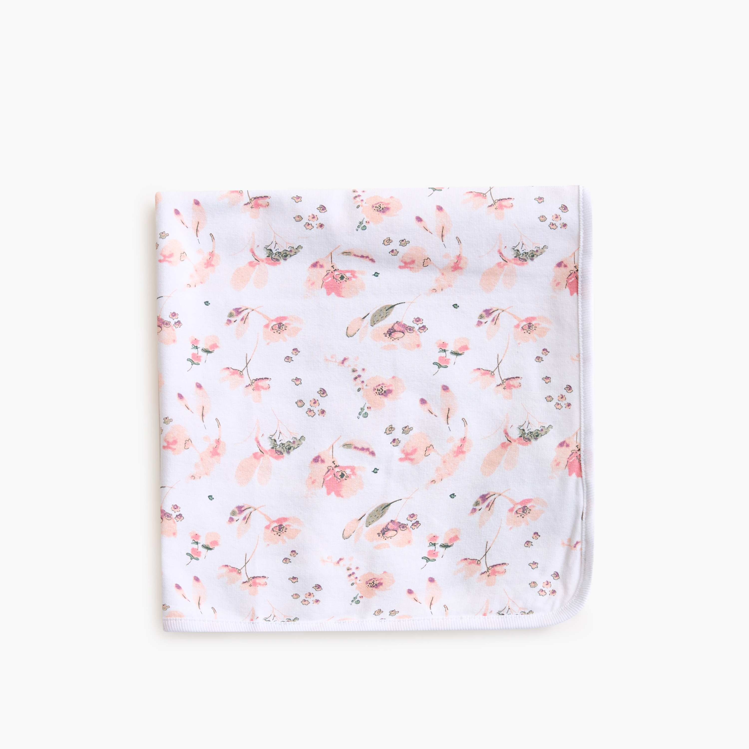Juniors All-Over Floral Print Receiving Blanket - 70x70 cm-baby-nursery-blanketsandswaddles-receivingblankets-image-3