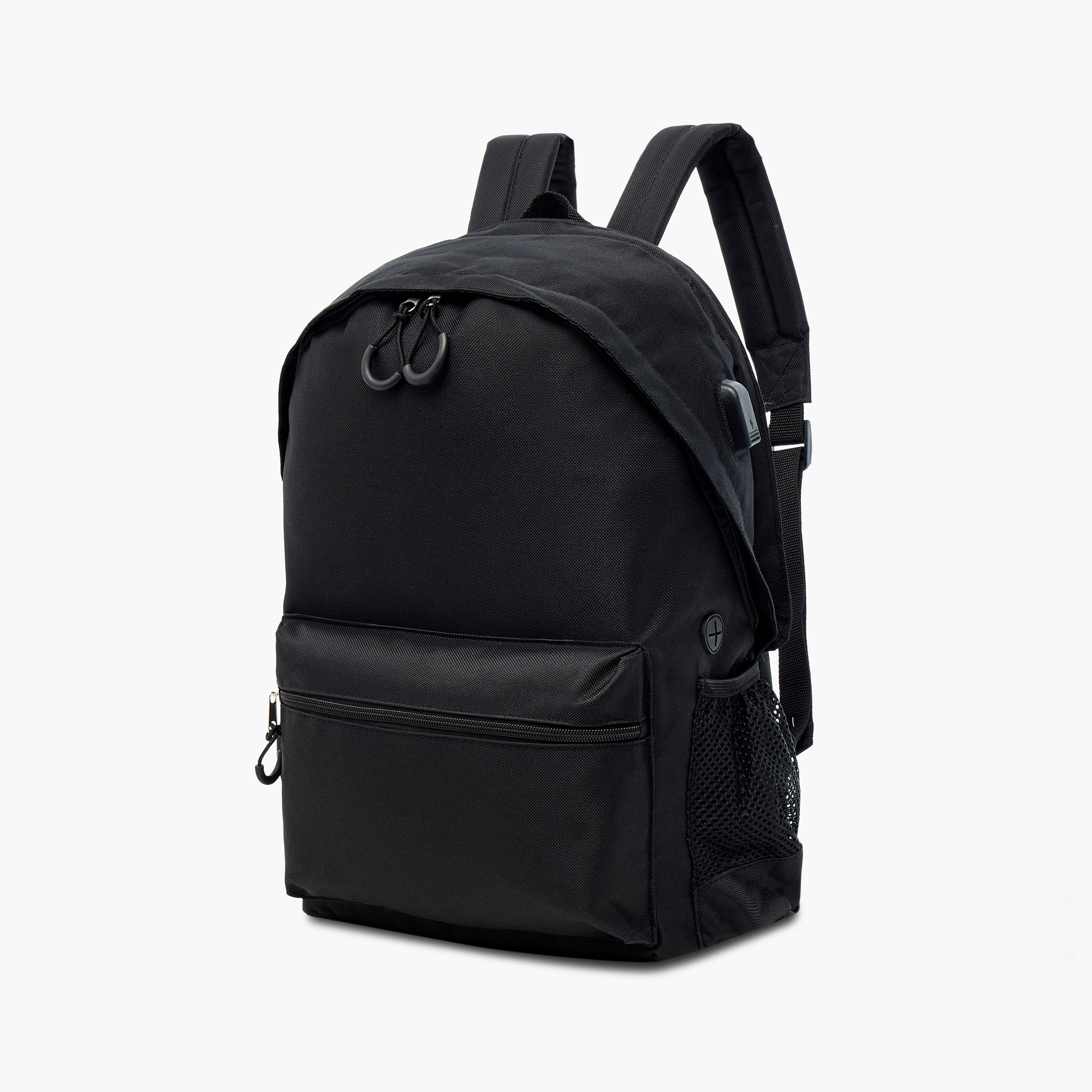 Juniors Solid Backpack with Adjustable Straps and Zip Closure - 16 Inches-school-bagsandbackpacks-backpacks-image-2