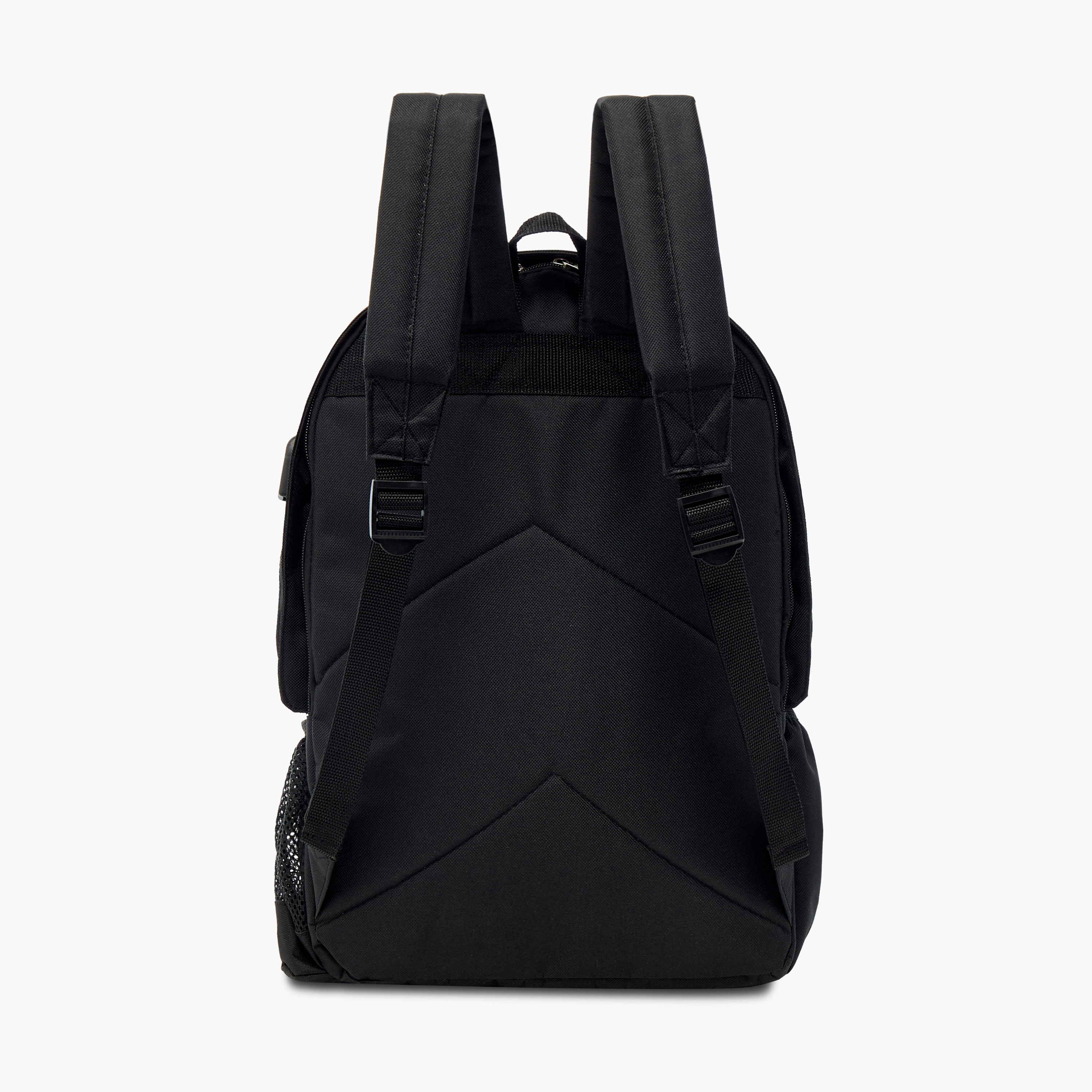 Juniors Solid Backpack with Adjustable Straps and Zip Closure - 16 Inches-school-bagsandbackpacks-backpacks-image-3