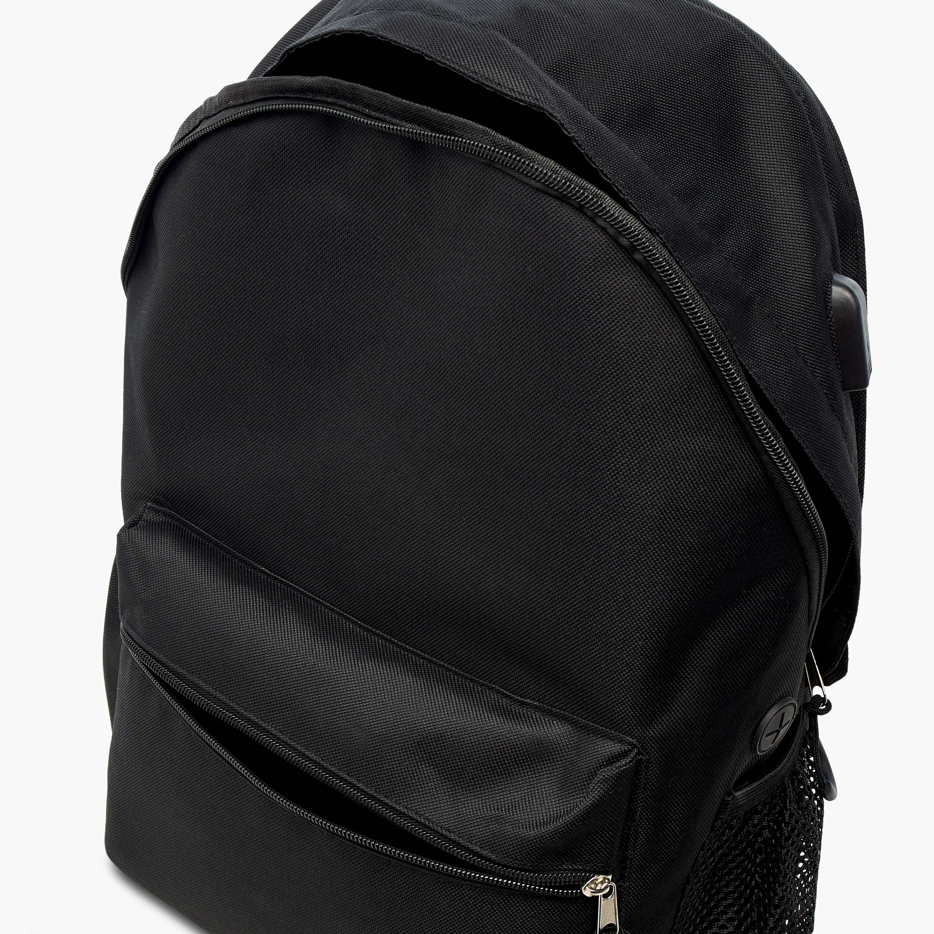 Juniors Solid Backpack with Adjustable Straps and Zip Closure - 16 Inches-school-bagsandbackpacks-backpacks-image-5