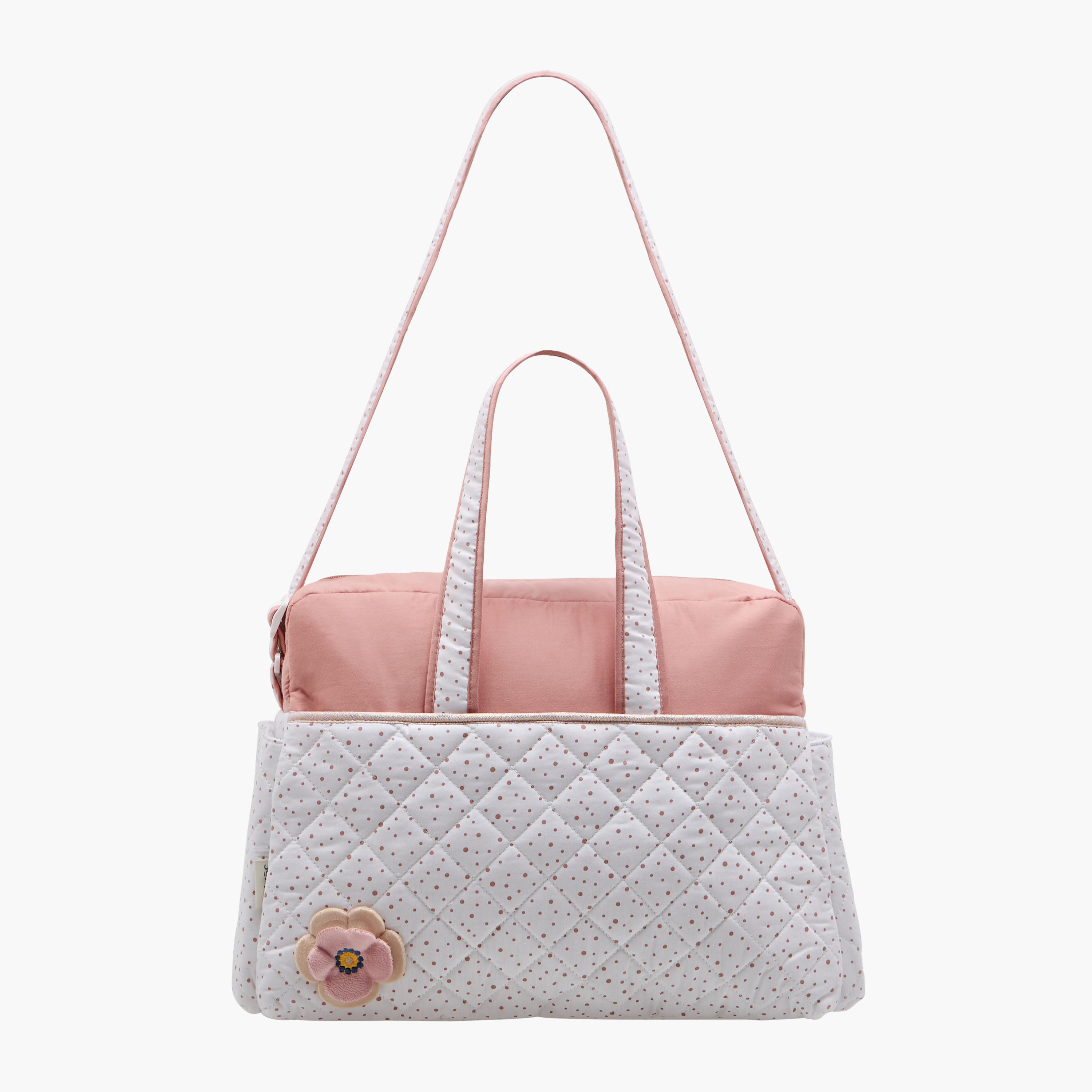 Juniors Printed Diaper Bag with Double Handle and Zip Closure-baby-diapering-diaperbags-image-2