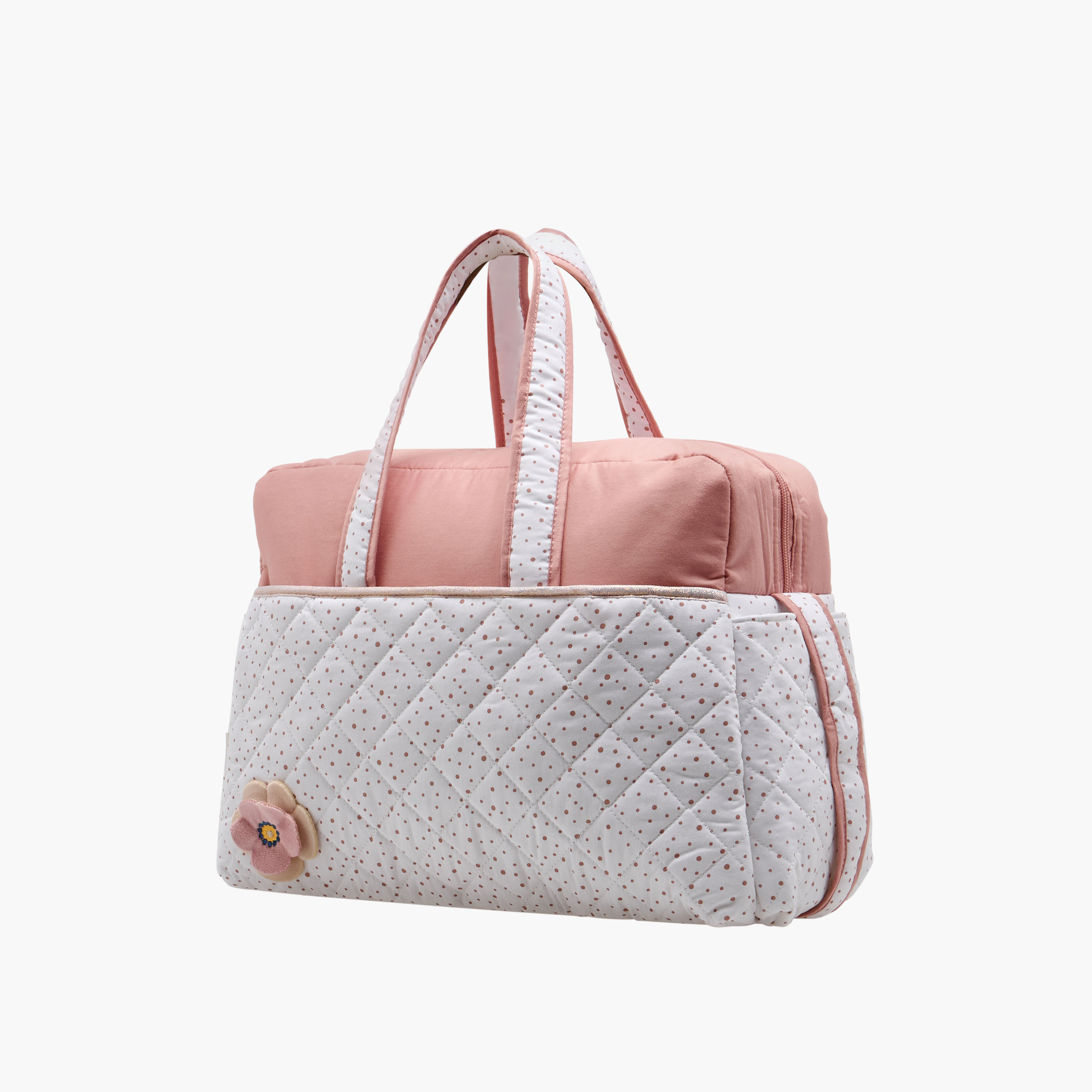 Juniors Printed Diaper Bag with Double Handle and Zip Closure-baby-diapering-diaperbags-image-3