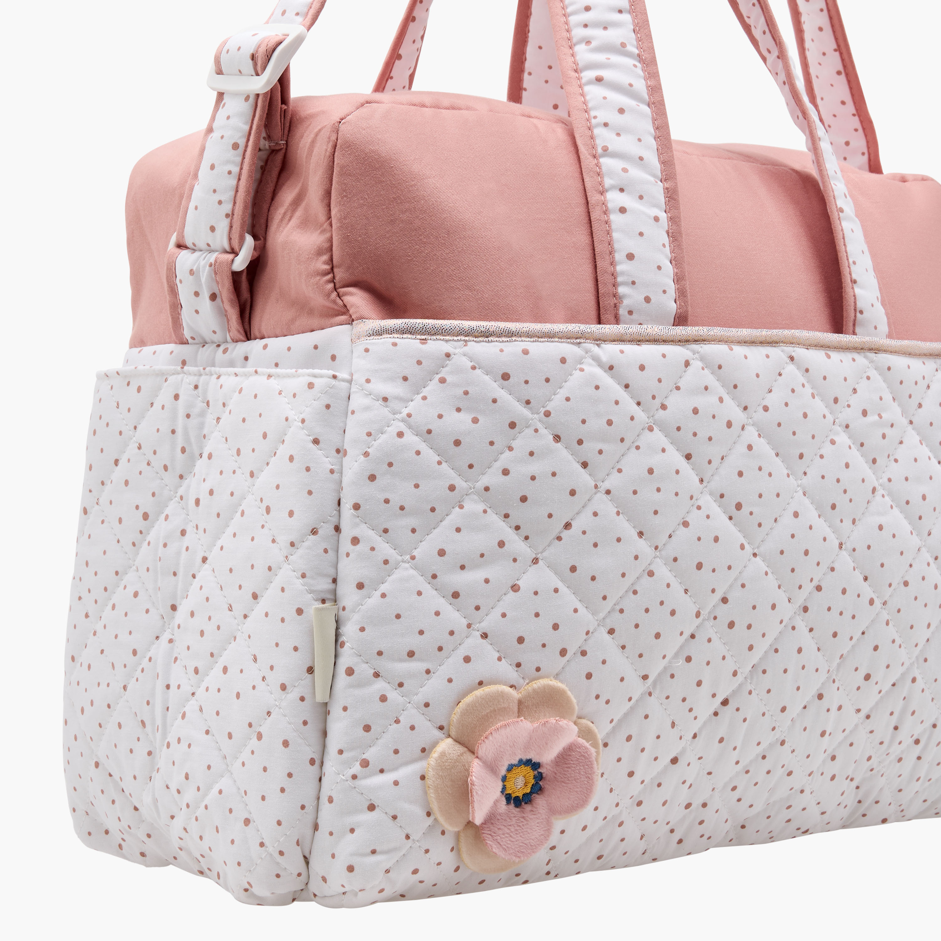 Juniors Printed Diaper Bag with Double Handle and Zip Closure-baby-diapering-diaperbags-image-6