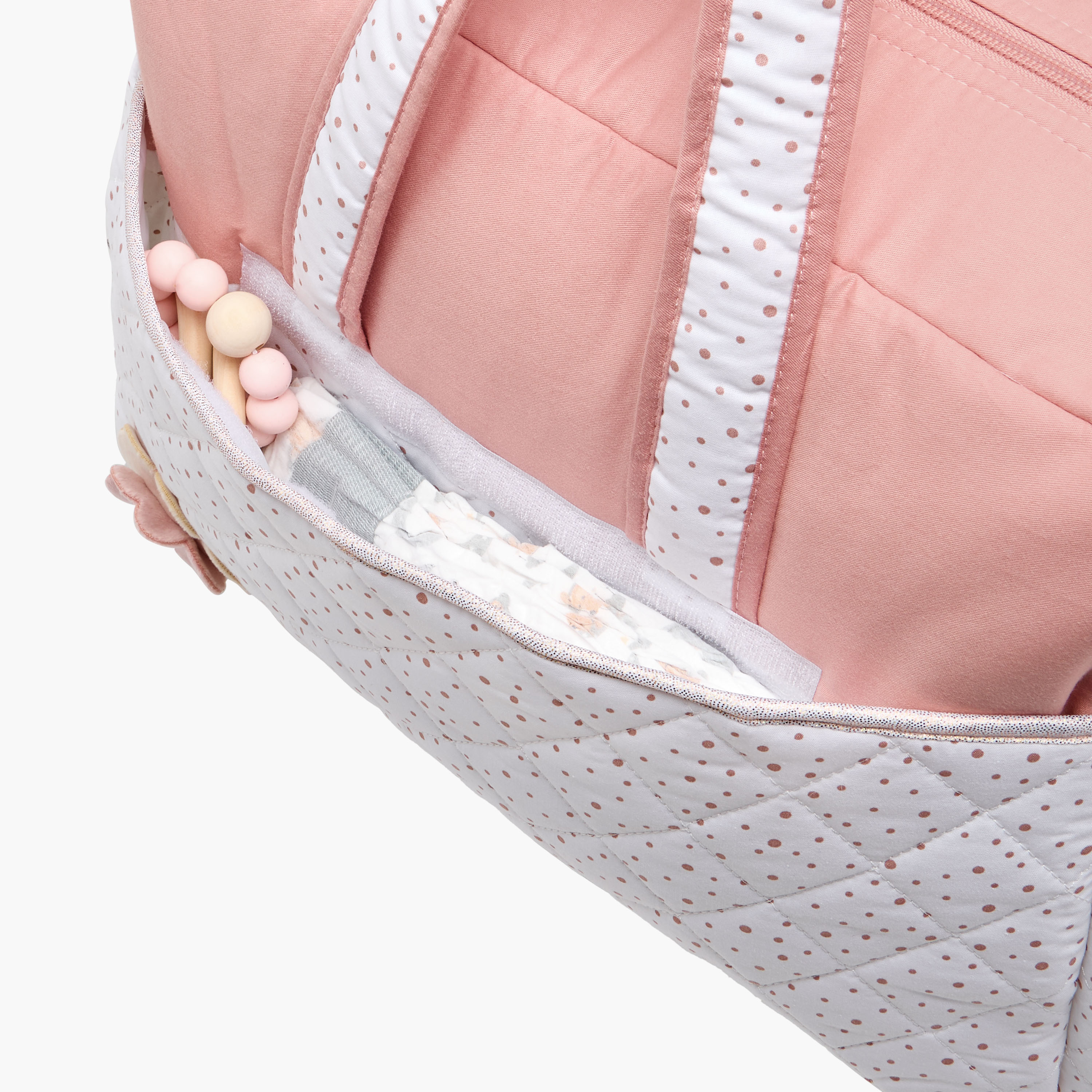 Juniors Printed Diaper Bag with Double Handle and Zip Closure-baby-diapering-diaperbags-image-7