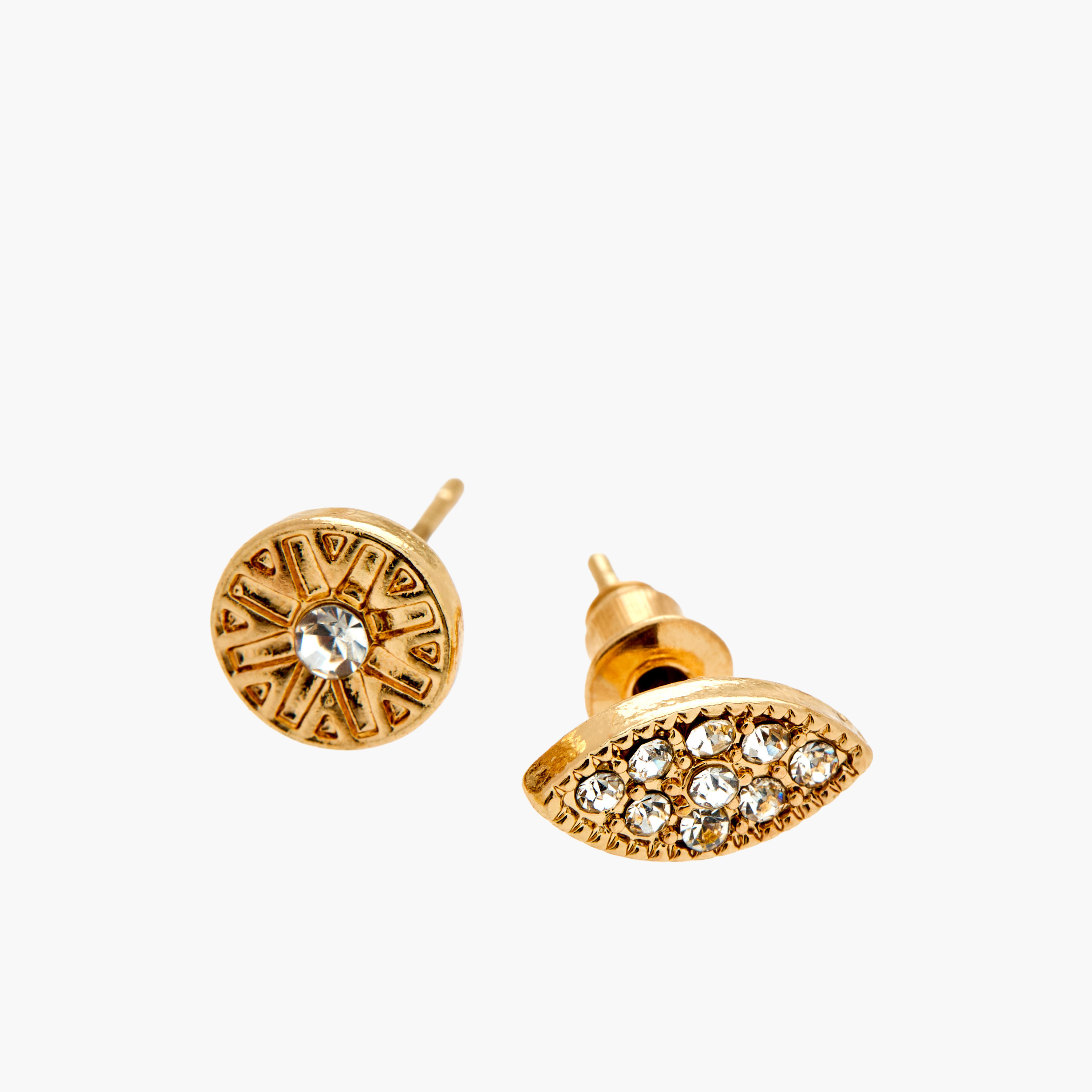 Assorted Stud Earrings with Pushback Closure - Set of 12-women-watchesandjewellery-jewellery-earrings-image-4