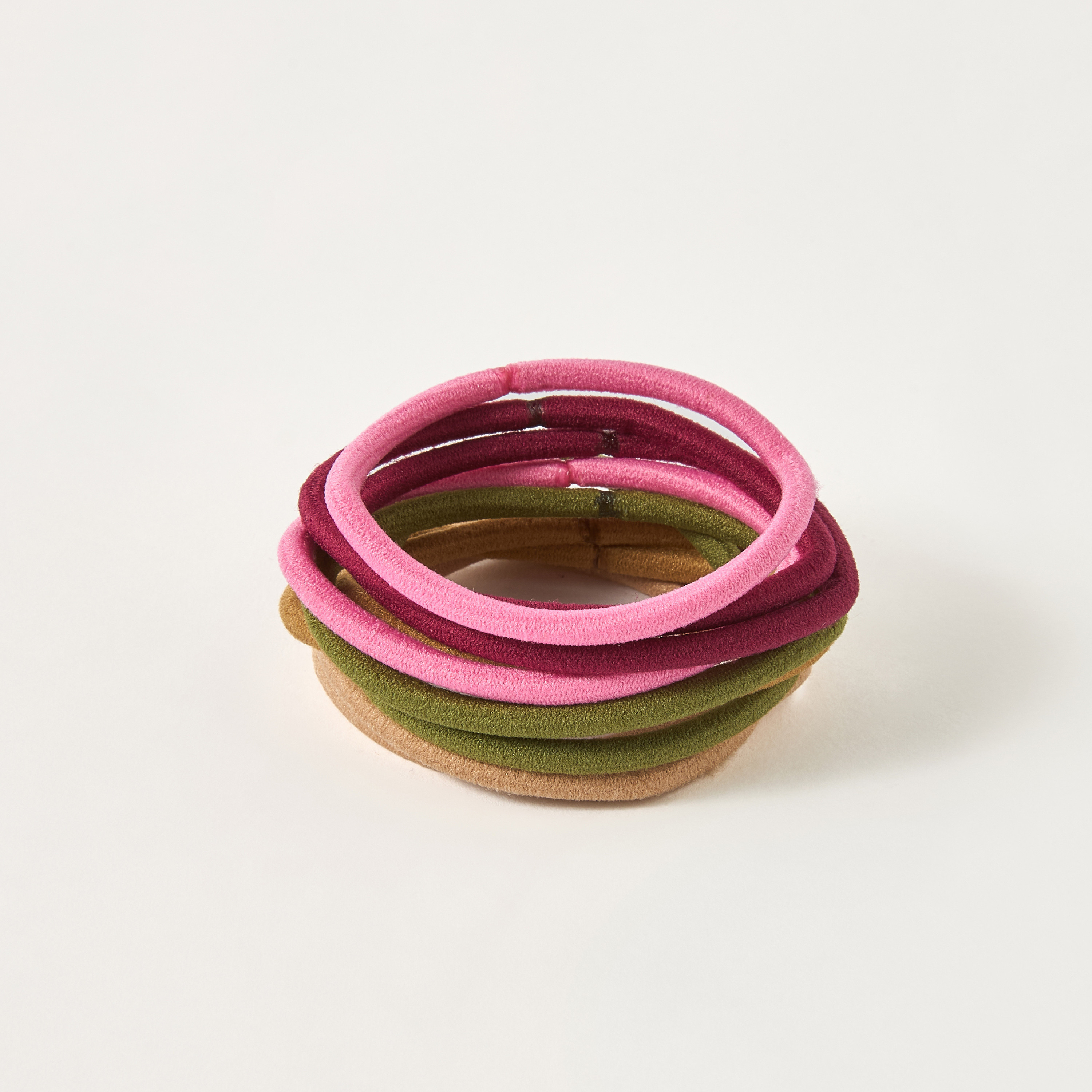 ربطات شعر سادة - طقم 10 قطعة-women-hairaccessories-scrunchies-image-1
