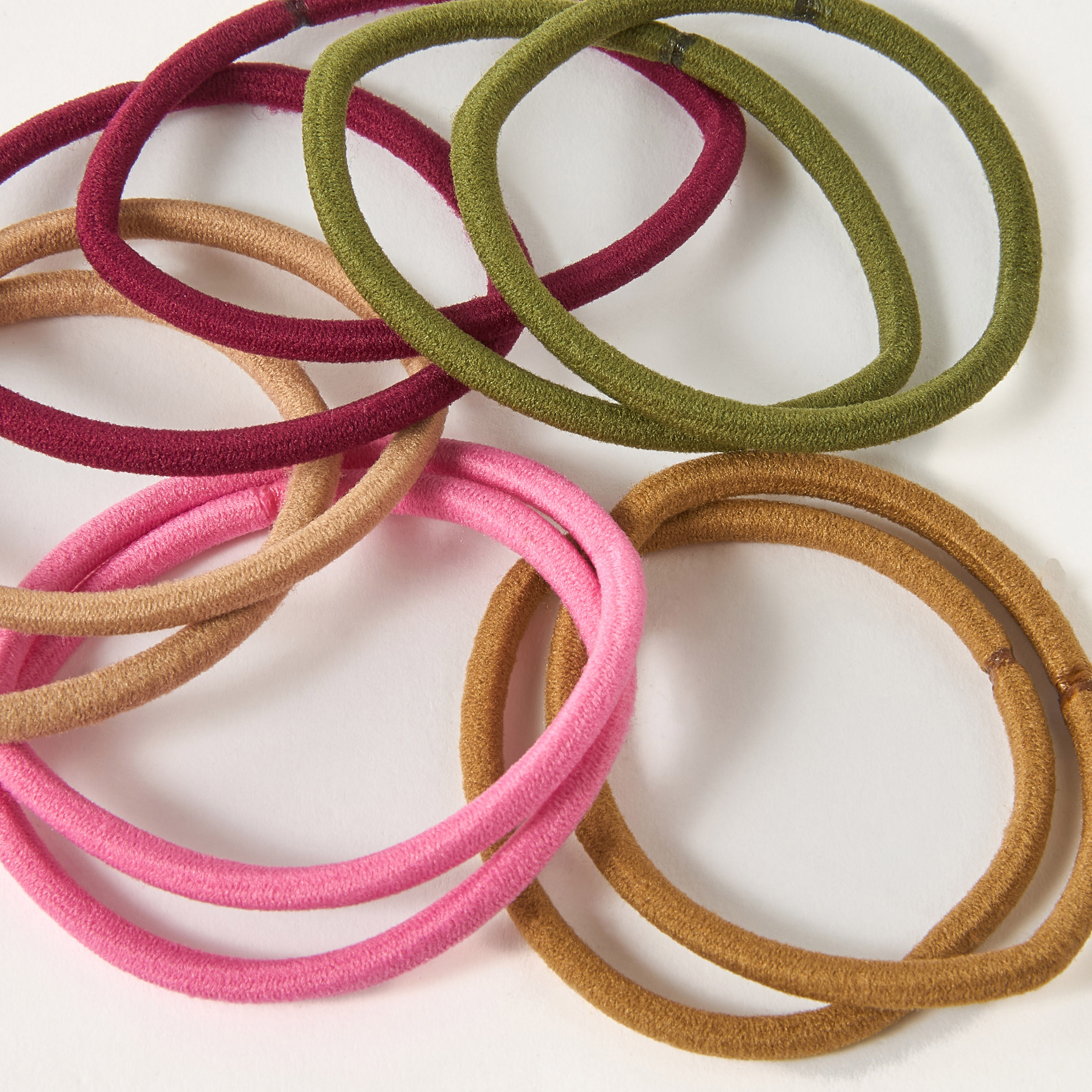ربطات شعر سادة - طقم 10 قطعة-women-hairaccessories-scrunchies-image-3