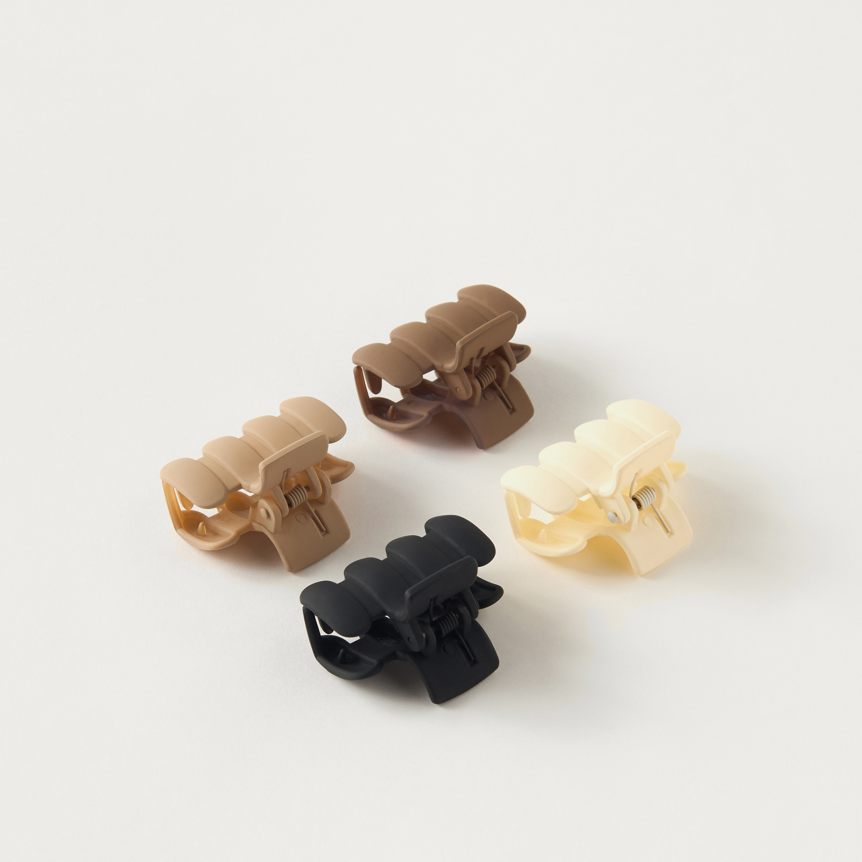 مشابك شعر سادة - طقم 4 قطع-women-hairaccessories-clamps-image-2