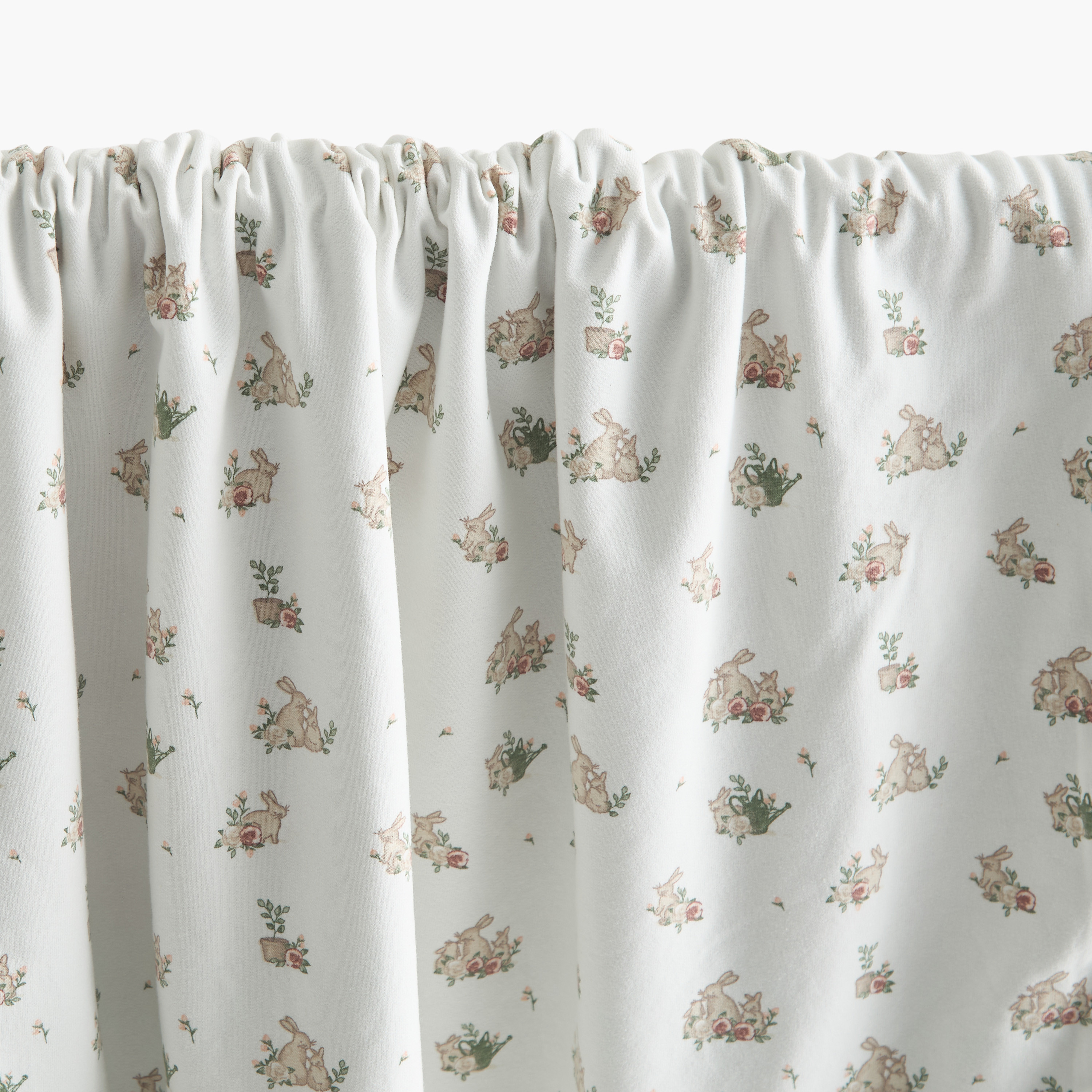 Juniors Bunny Print Receiving Blanket - 70x70 cm-baby-nursery-blanketsandswaddles-receivingblankets-image-5
