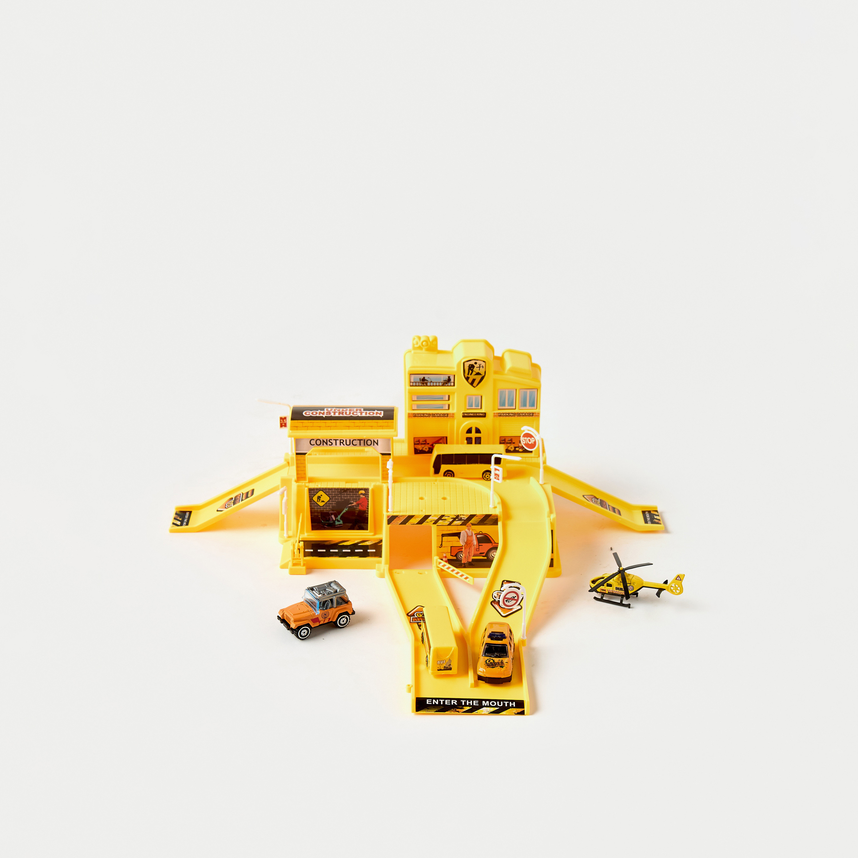 Engineering 26-Piece Track and Vehicle Playset-toys-playvehicles-vehicleplaysets-image-1