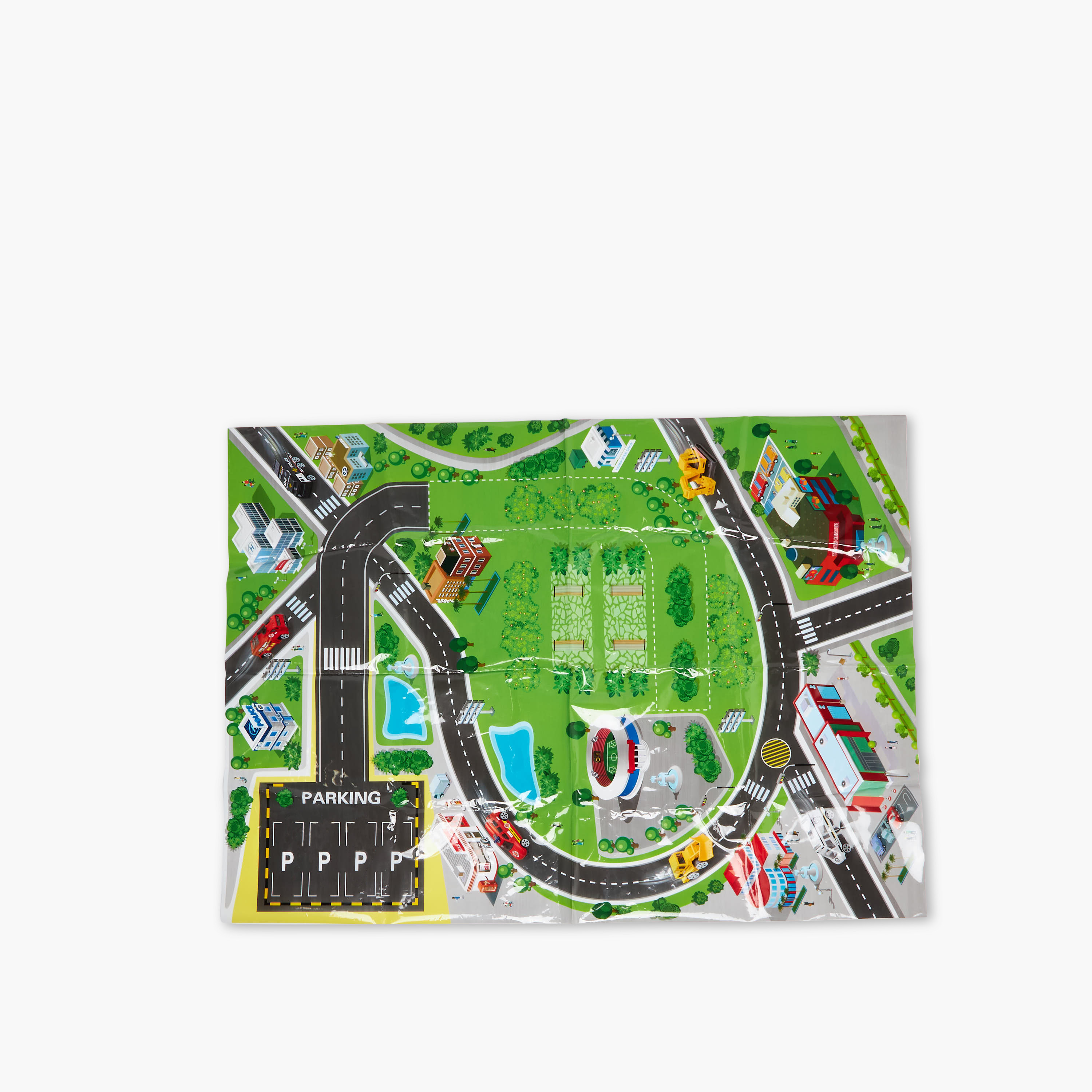 Police Circulation Garage Parking Scene Playset-toys-playvehicles-vehicleplaysets-image-5