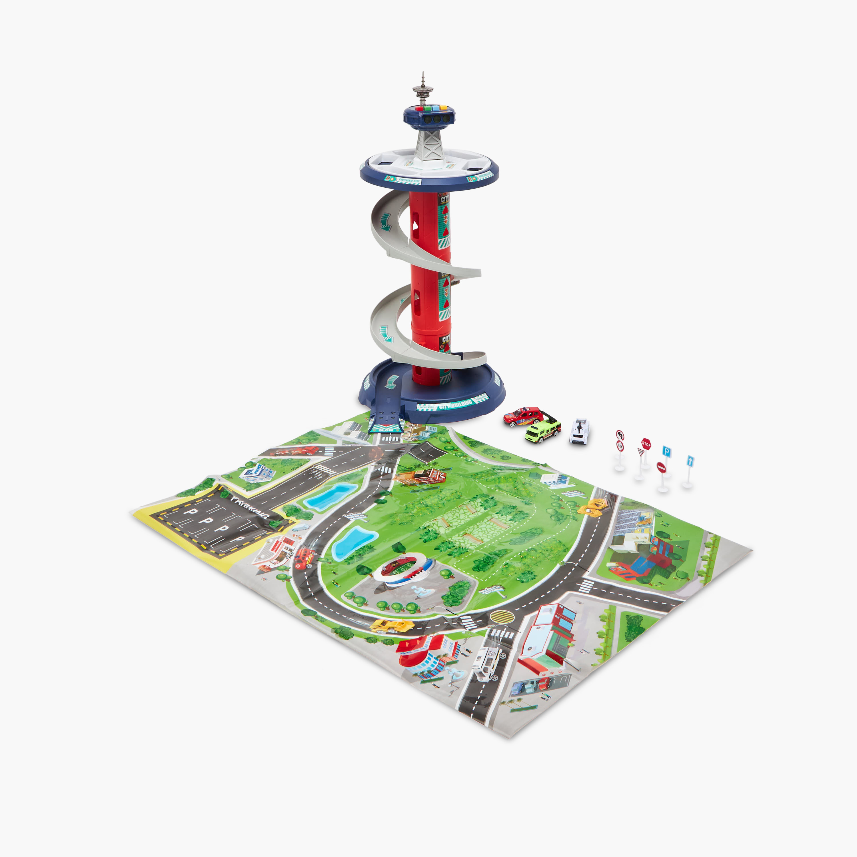 Circulation 26-Piece Garage City Track and Vehicle Playset-toys-playvehicles-vehicleplaysets-image-1