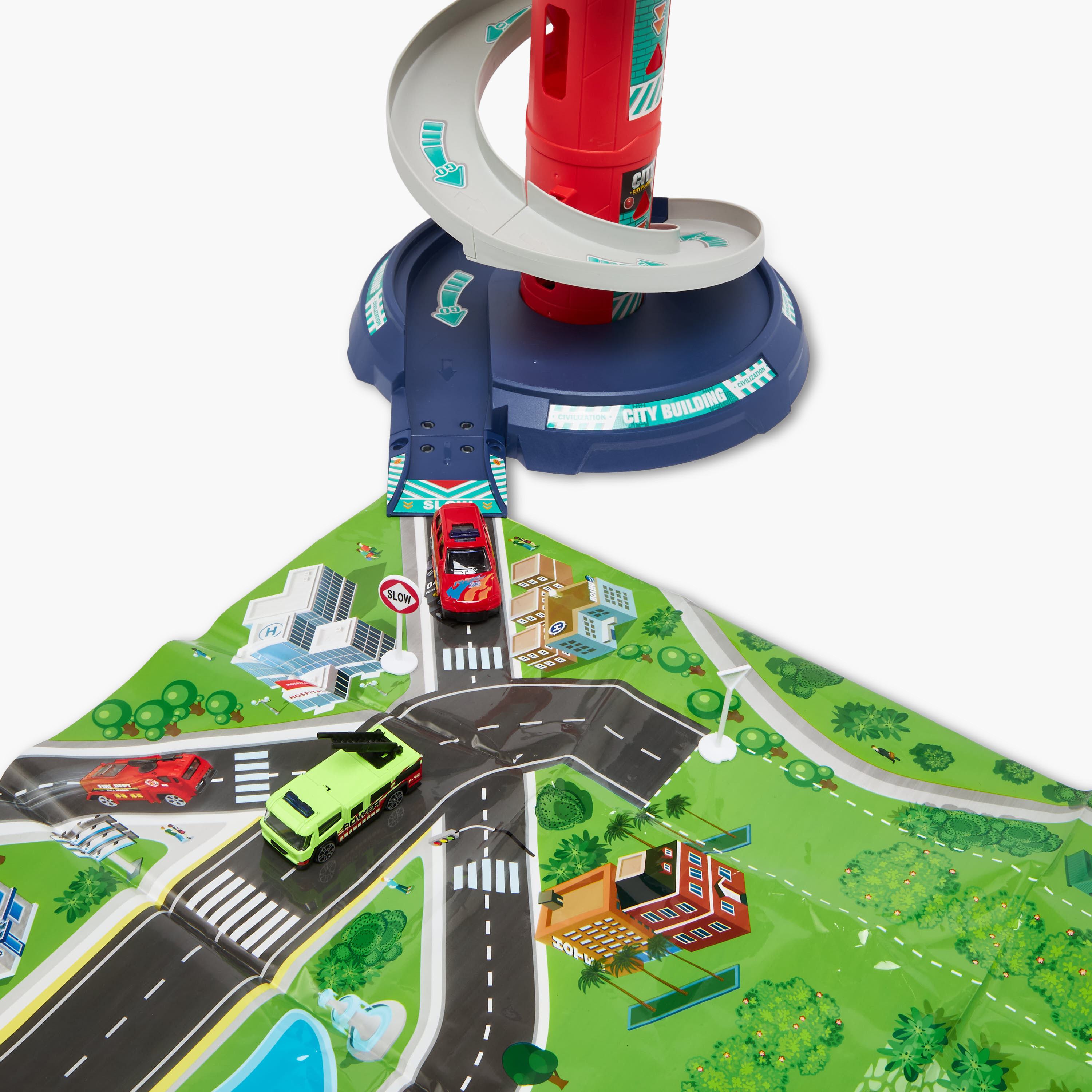 Circulation 26-Piece Garage City Track and Vehicle Playset-toys-playvehicles-vehicleplaysets-image-6