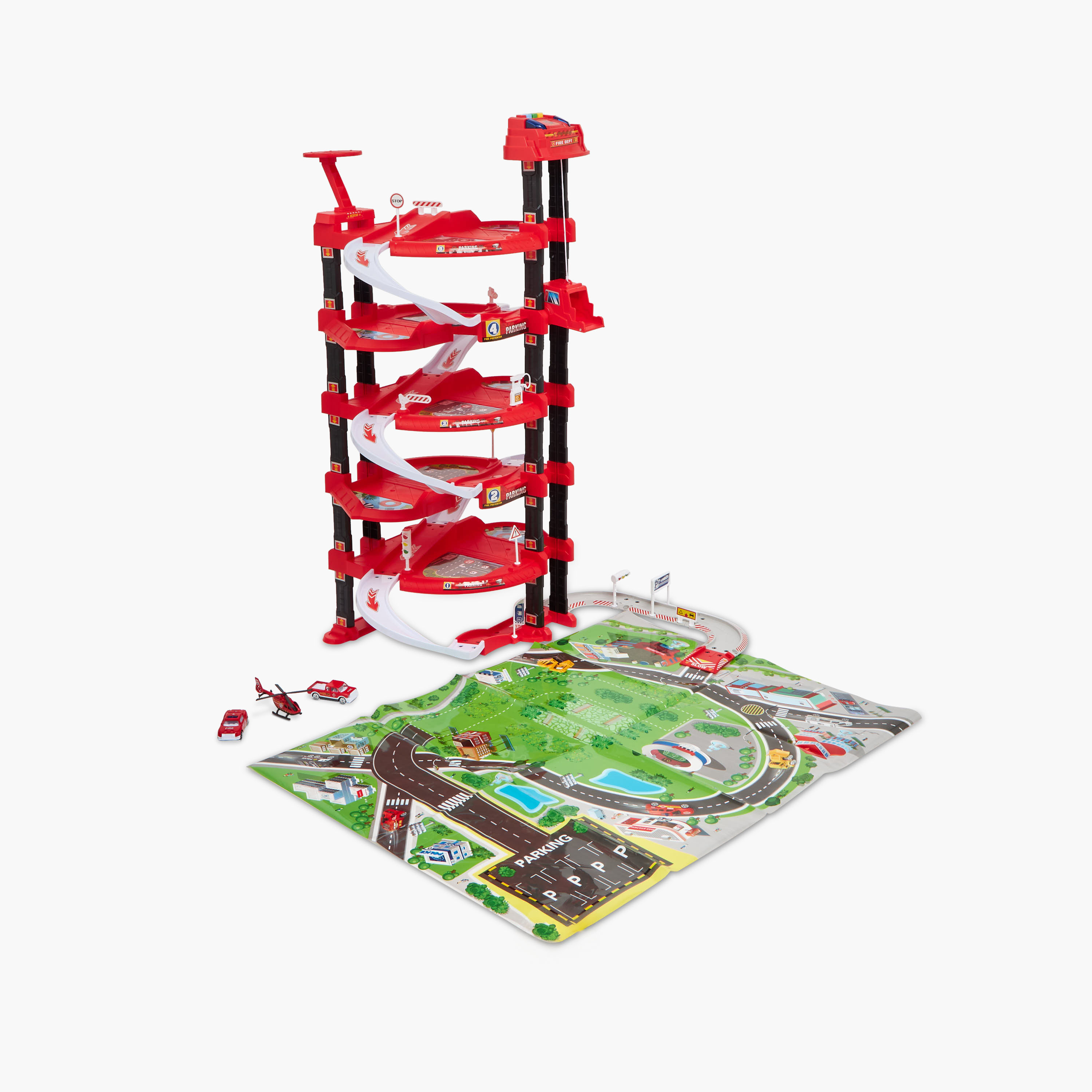 مجموعة لعب فاير أب أند داون-toys-playvehicles-vehicleplaysets-image-10