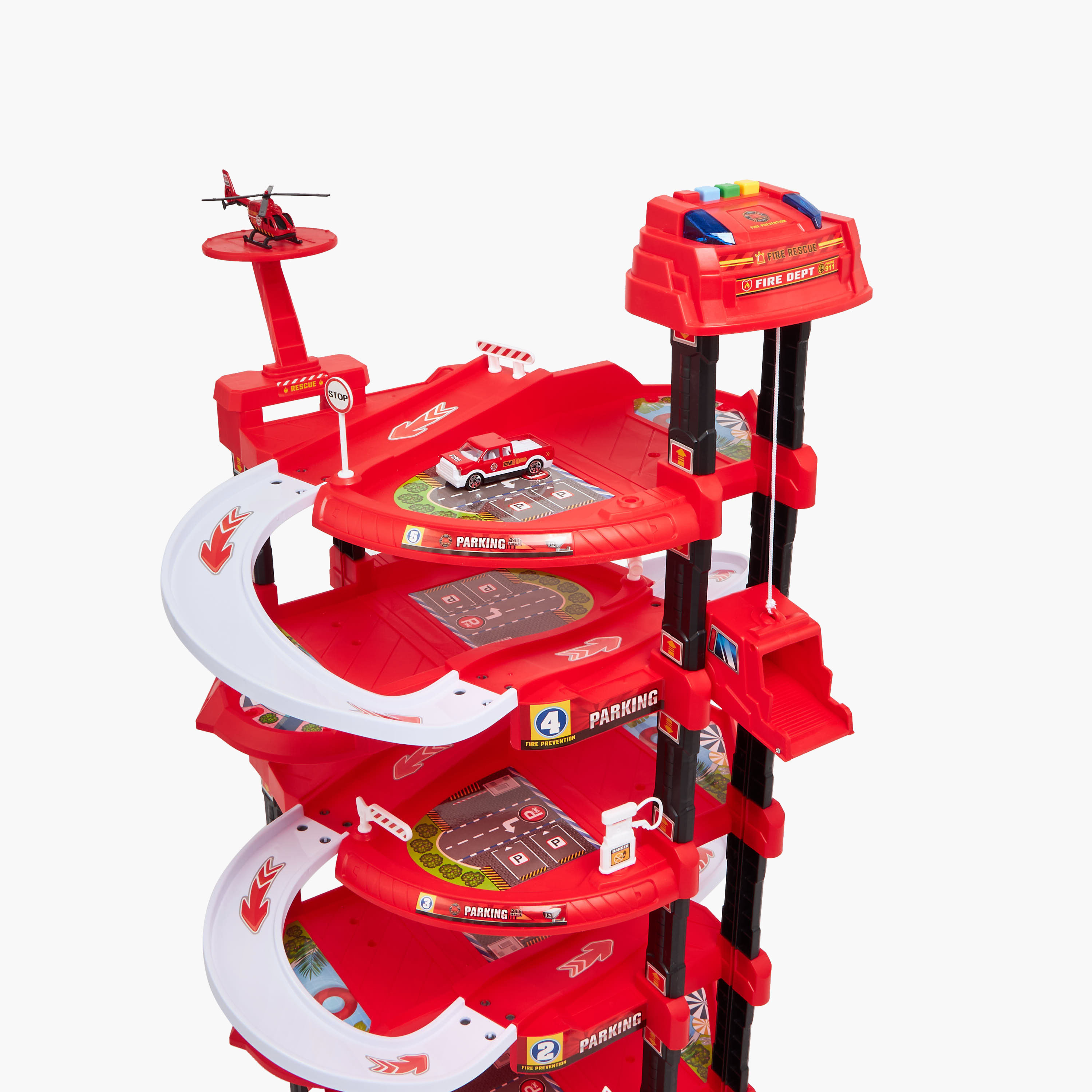 مجموعة لعب فاير أب أند داون-toys-playvehicles-vehicleplaysets-image-6