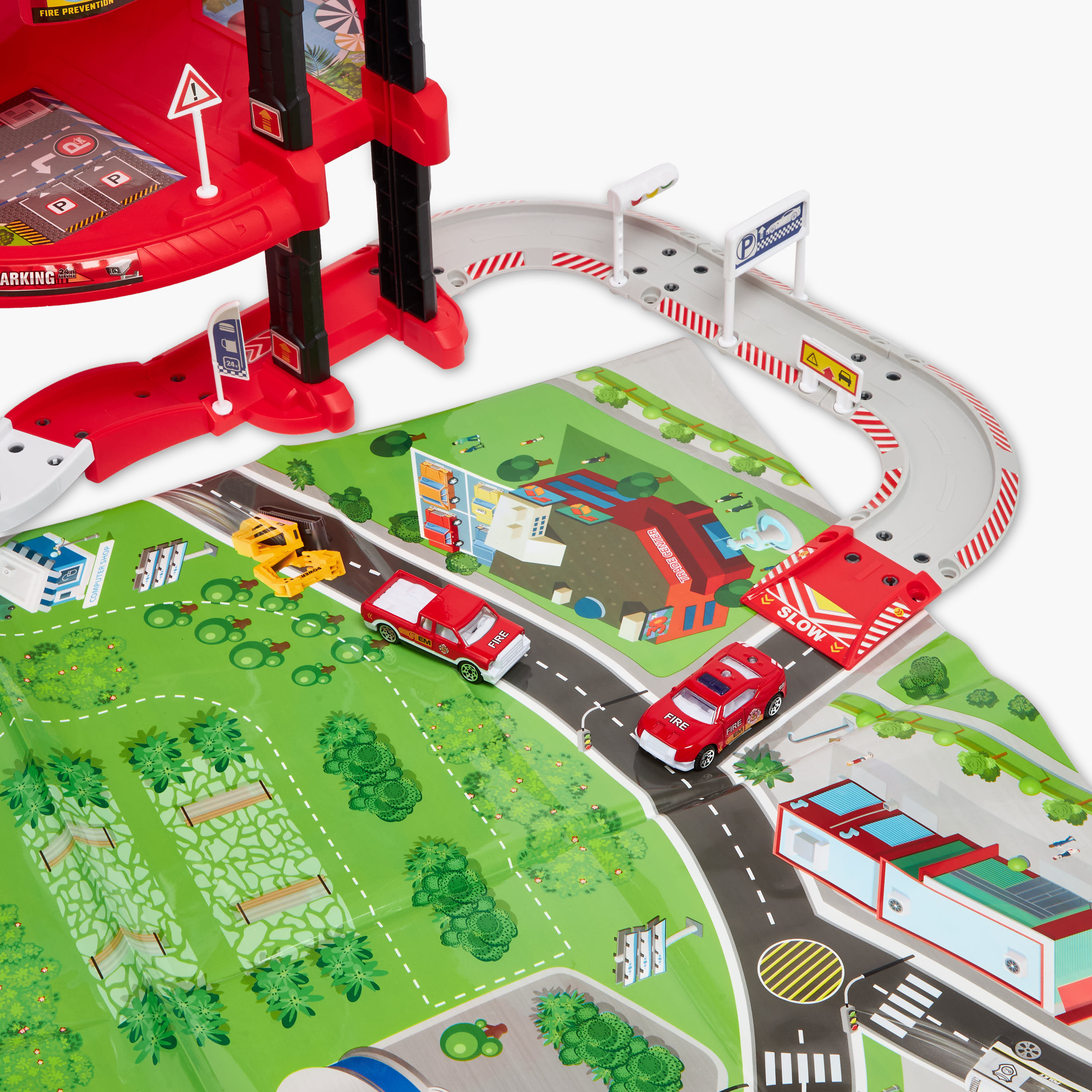 مجموعة لعب فاير أب أند داون-toys-playvehicles-vehicleplaysets-image-4