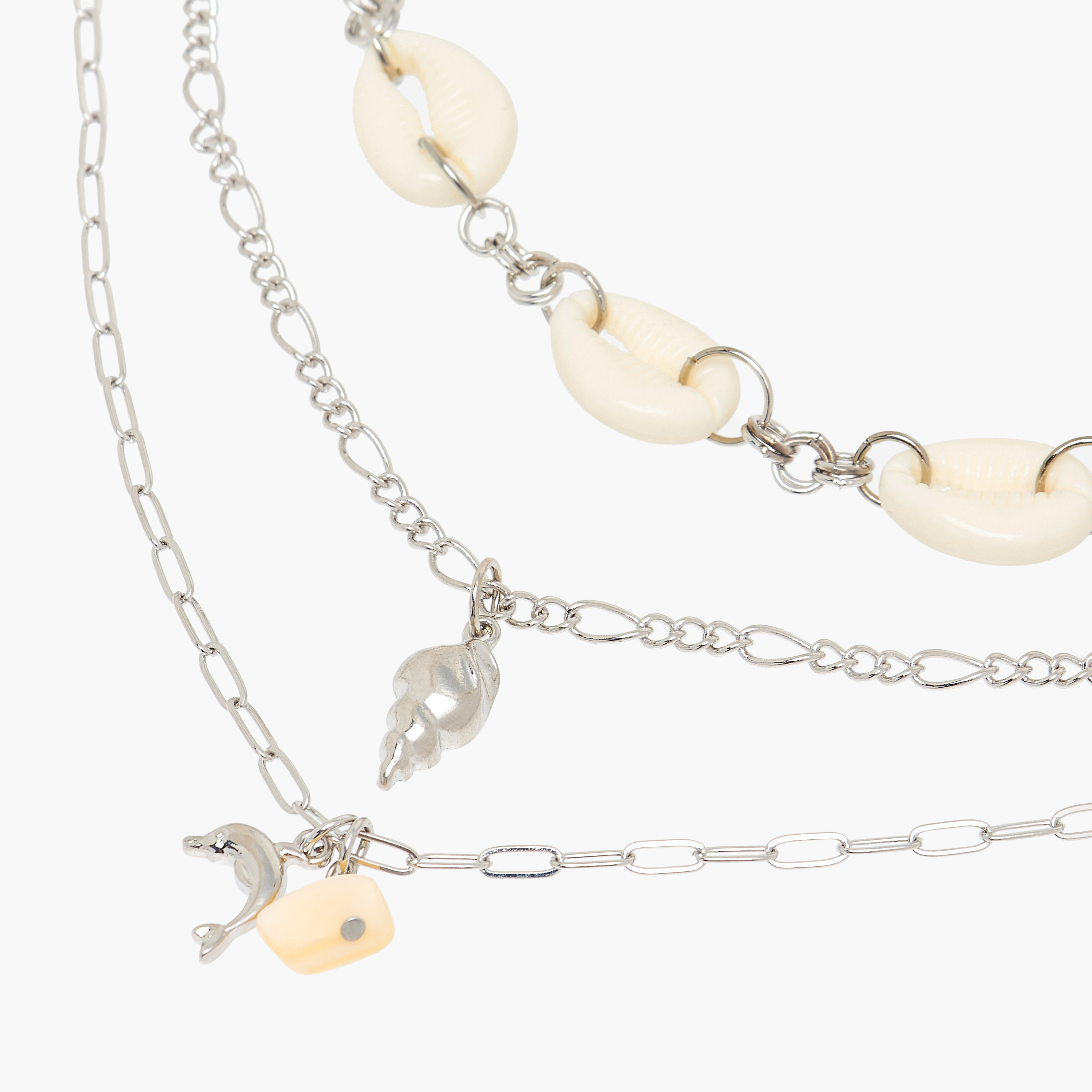 عقد مزيّن بمشبك إغلاق - طقم من 3 قطع-women-watchesandjewellery-jewellery-necklacesandpendants-image-5