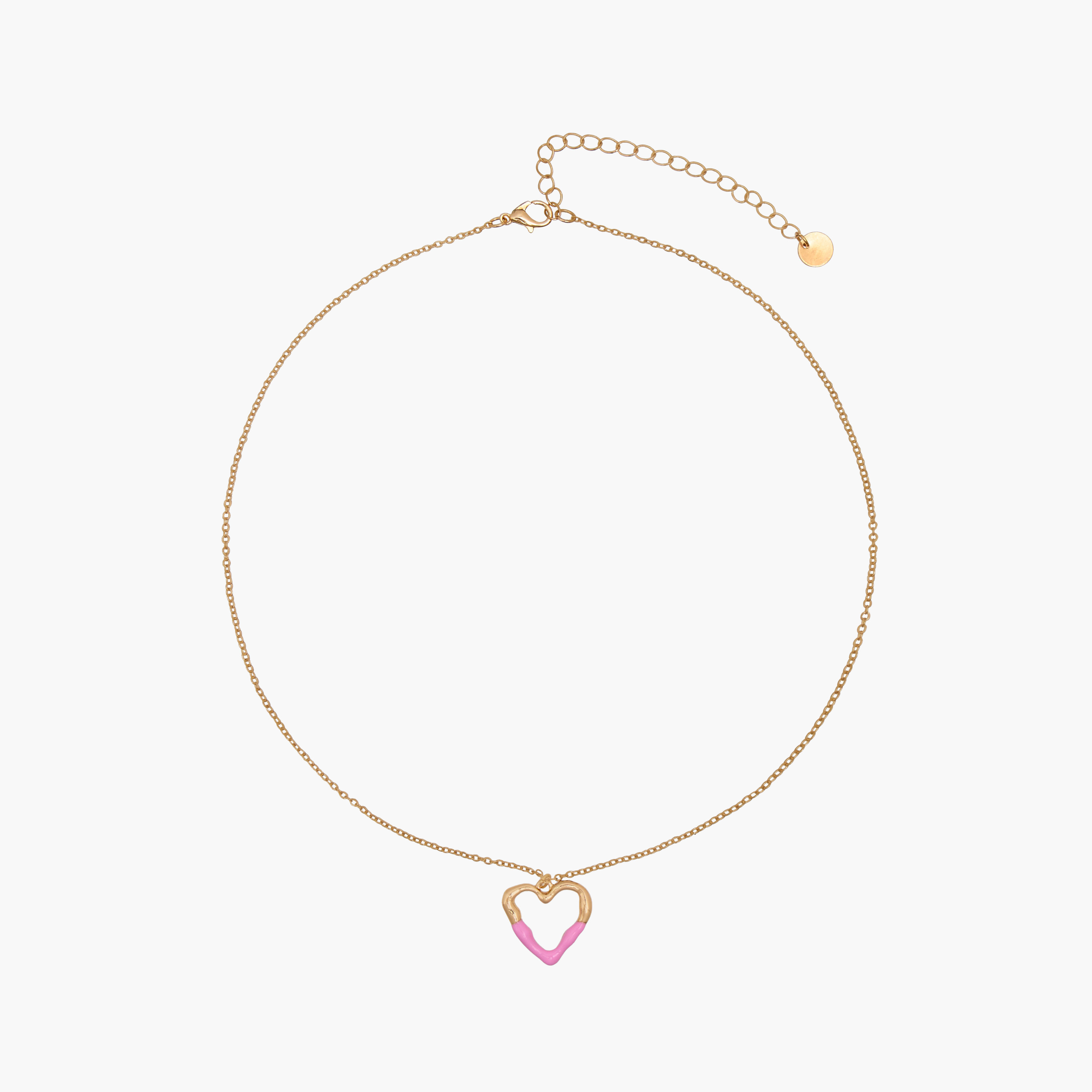 طقم أعقاد بلون ذهبي ومشبك إغلاق - طقم 4 قطع-women-watchesandjewellery-jewellery-necklacesandpendants-image-5