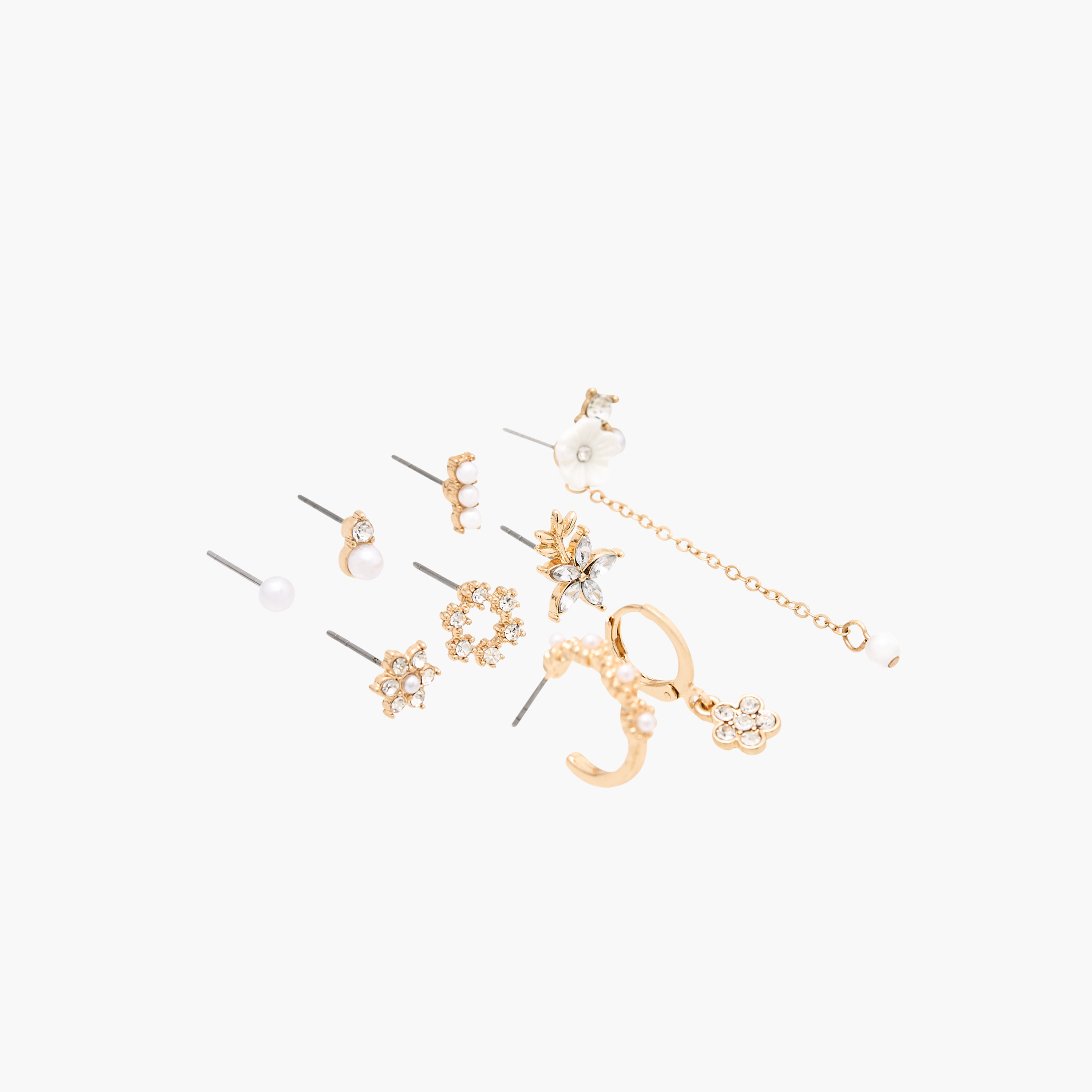 Embellished Earrings - Set of 9-women-watchesandjewellery-jewellery-earrings-image-2