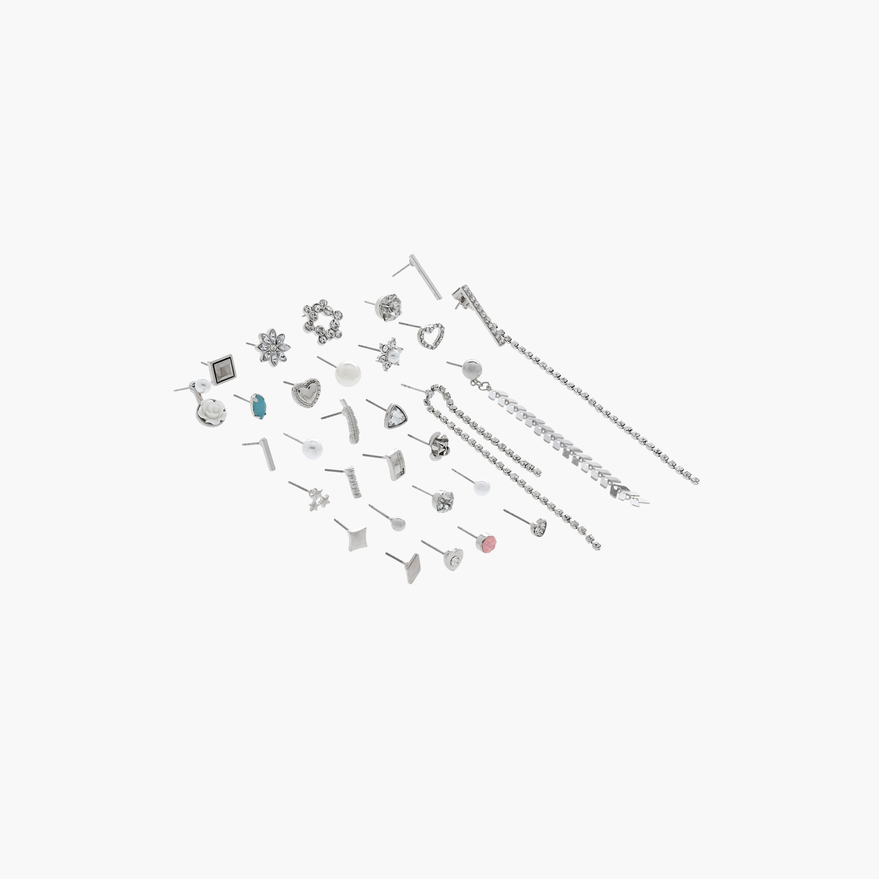 Assorted Metallic Earrings - Set of 30-women-watchesandjewellery-jewellery-earrings-image-3