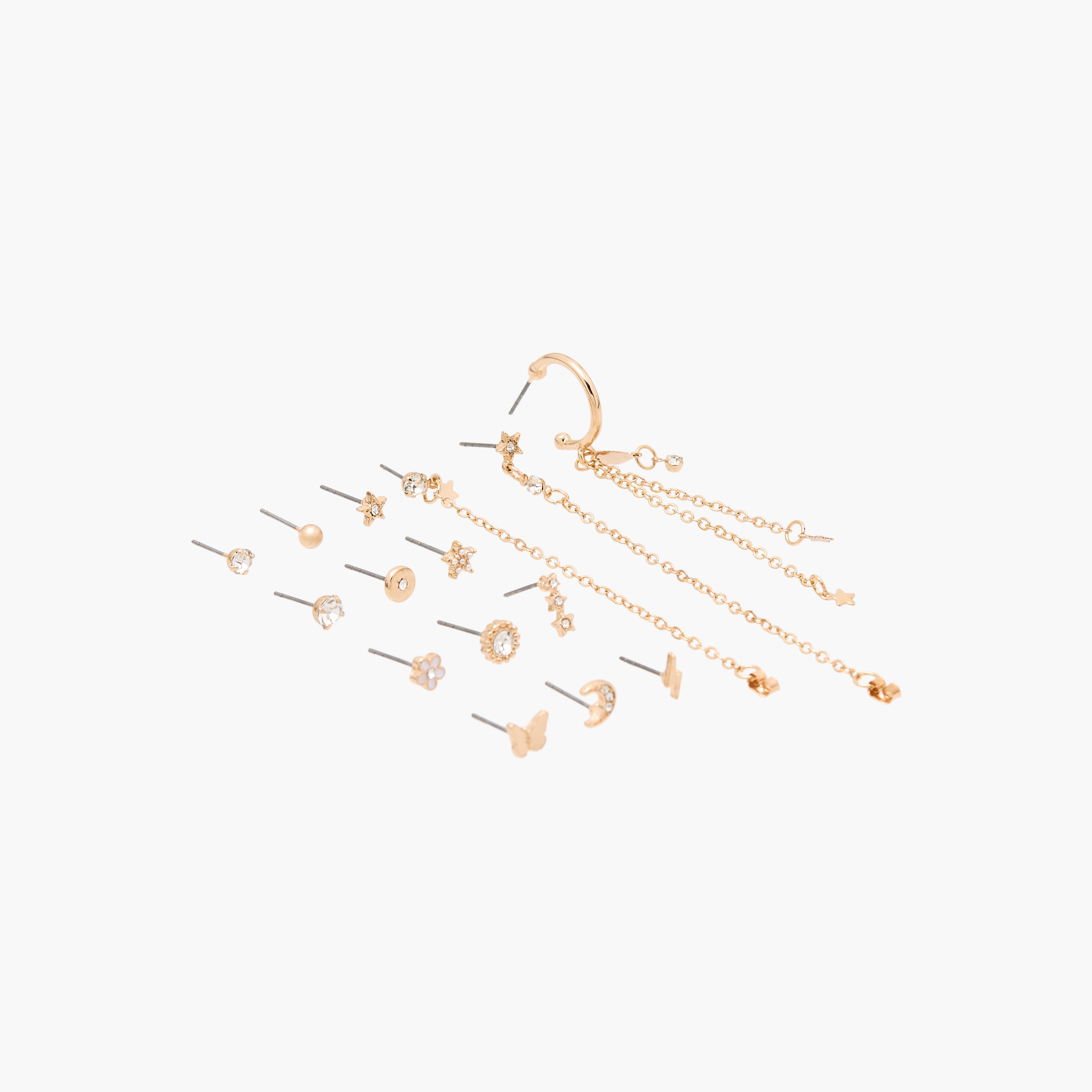 Assorted 15-Piece Earrings Set-women-watchesandjewellery-jewellery-earrings-image-2