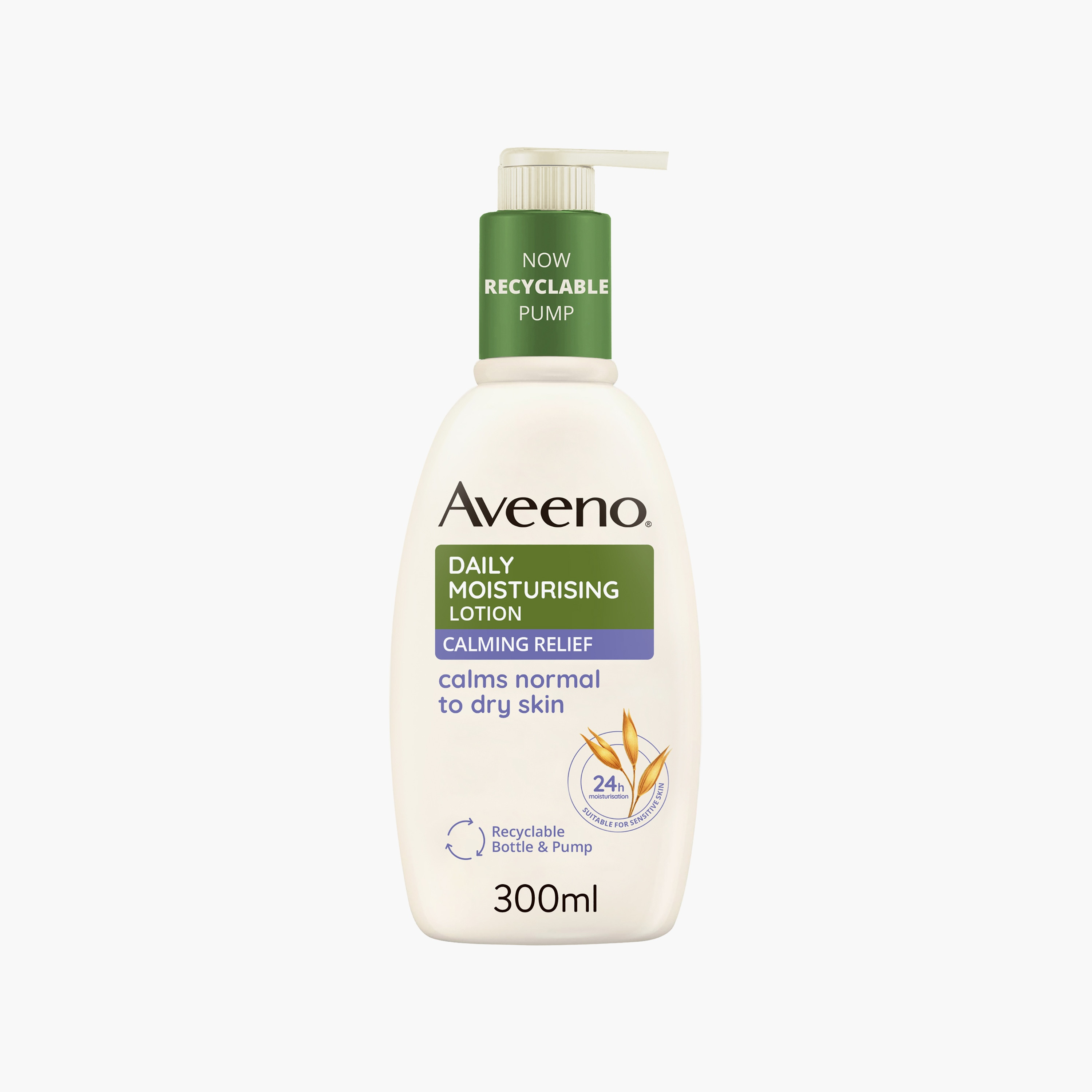 Aveeno Daily Moisturising Lotion, Calming Relief, 300 ml-baby-bathandcare-hairbodyskincare-lotionsandcreams-image-1