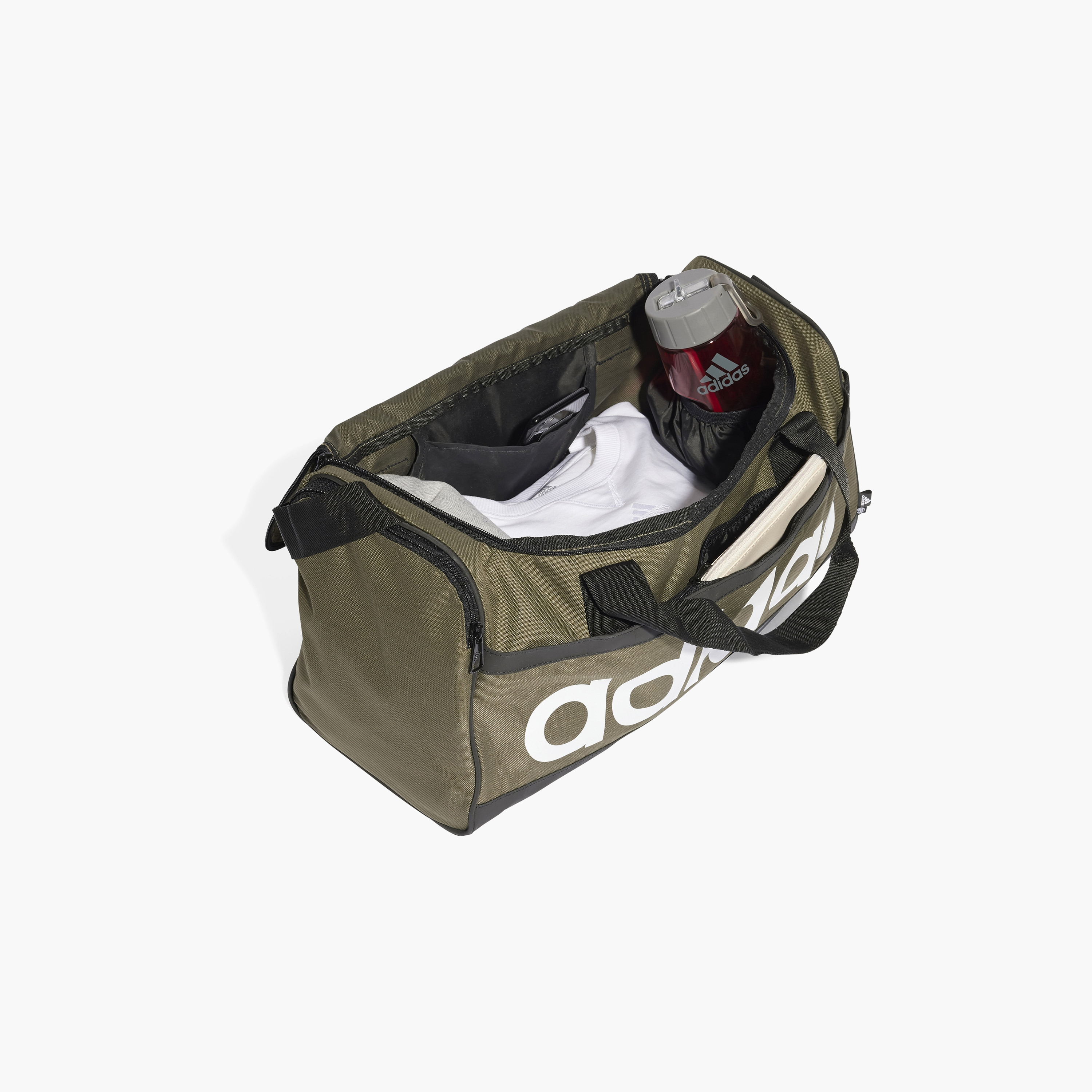 adidas Essentials Brand Printed Duffel Bag | OE-sports-gear-gym-image-3