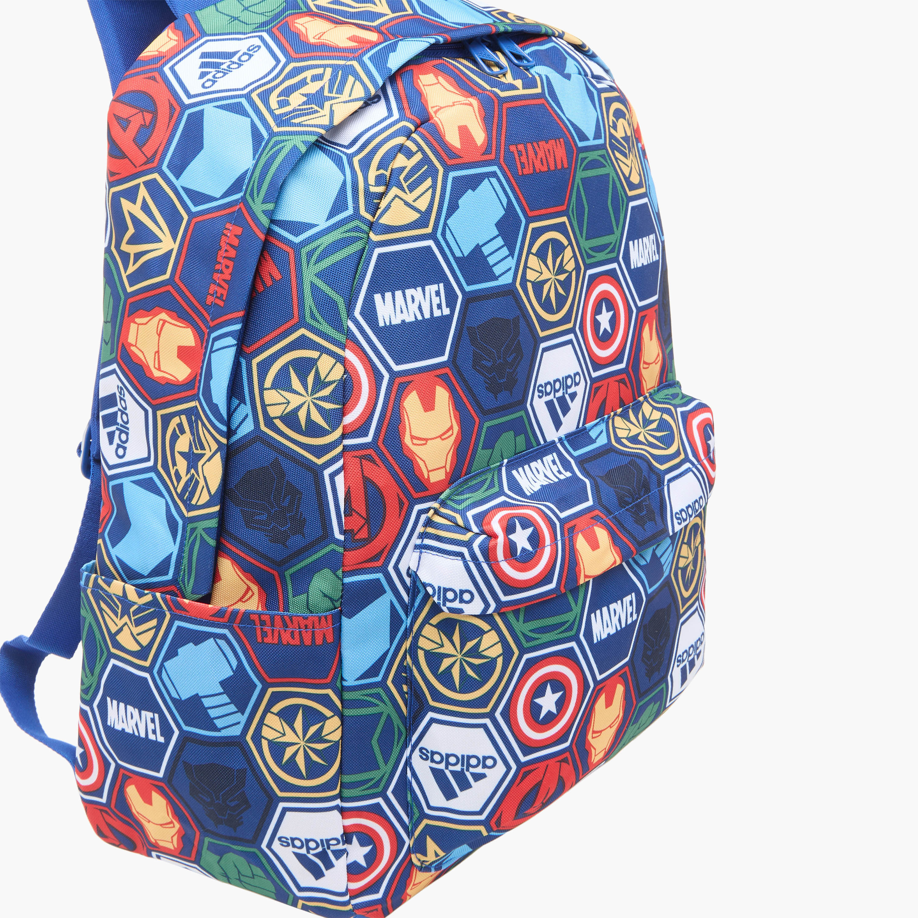 Adidas Avengers Print Backpack with Adjustable Shoulder Straps and Zip Closure-school-bagsandbackpacks-backpacks-image-4