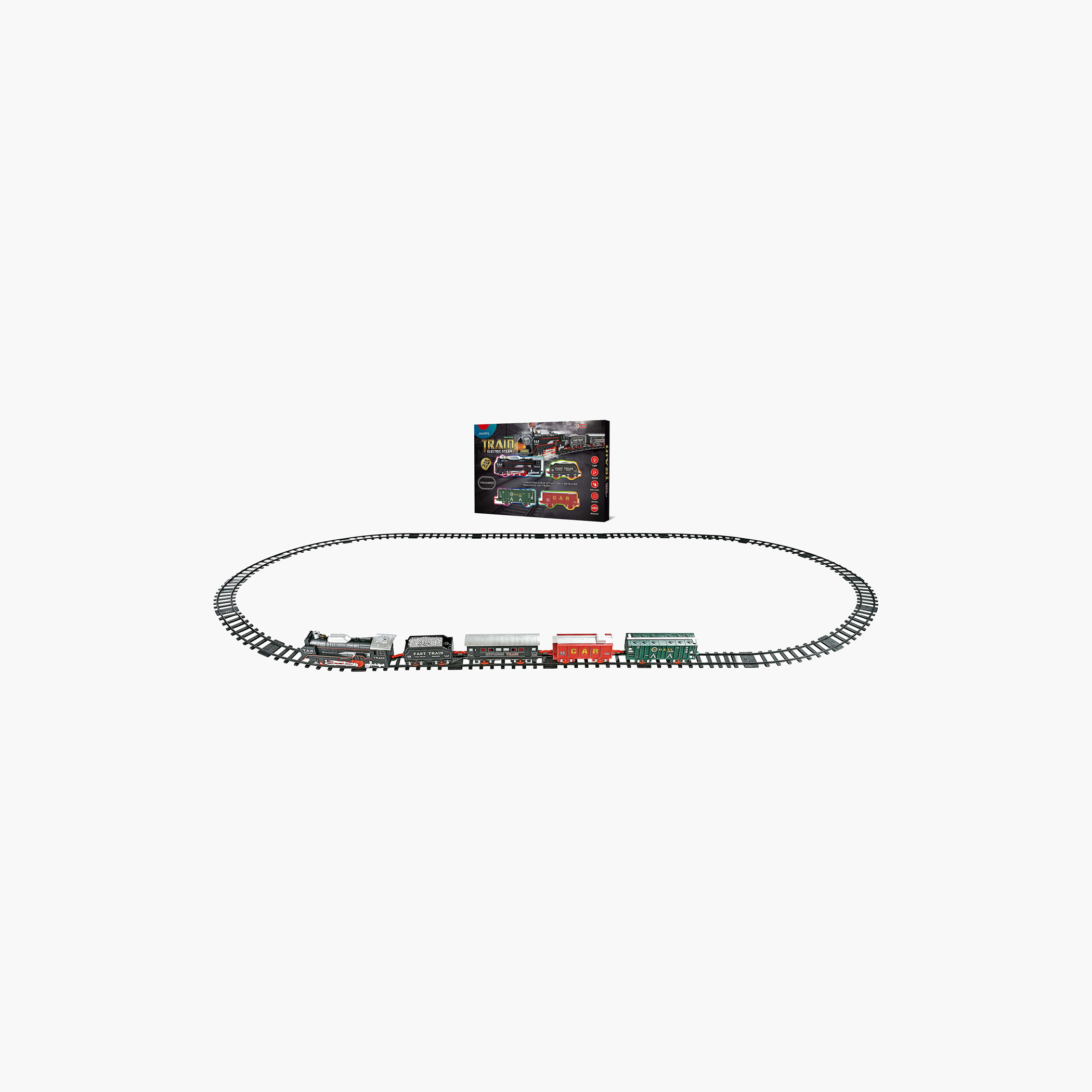 Juniors Train with Smoking Light and Sound Toy-toys-playvehicles-trainsandbuses-image-1