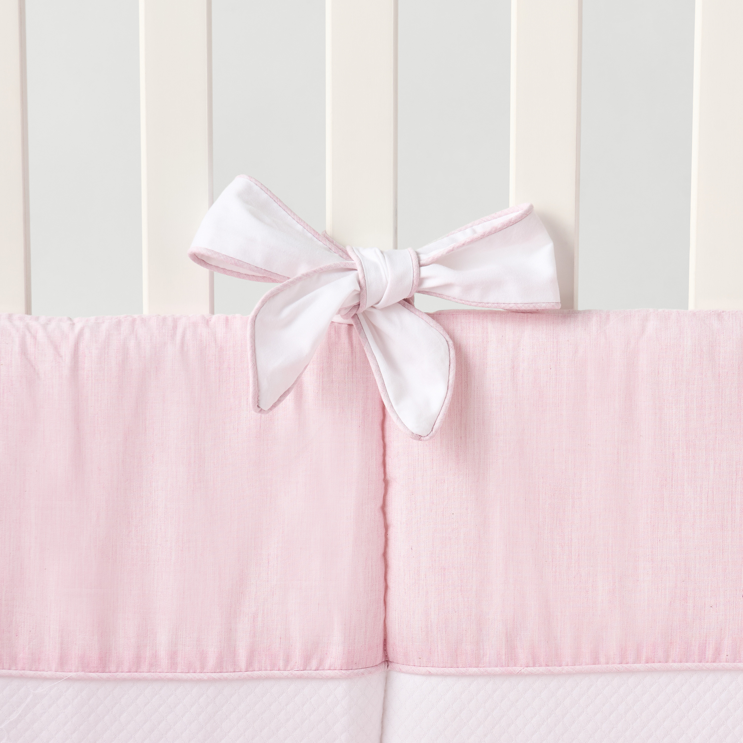 Giggles Bunny Embroidered Cot Bumper - 30x400 cms-baby-nursery-babybedding-image-4