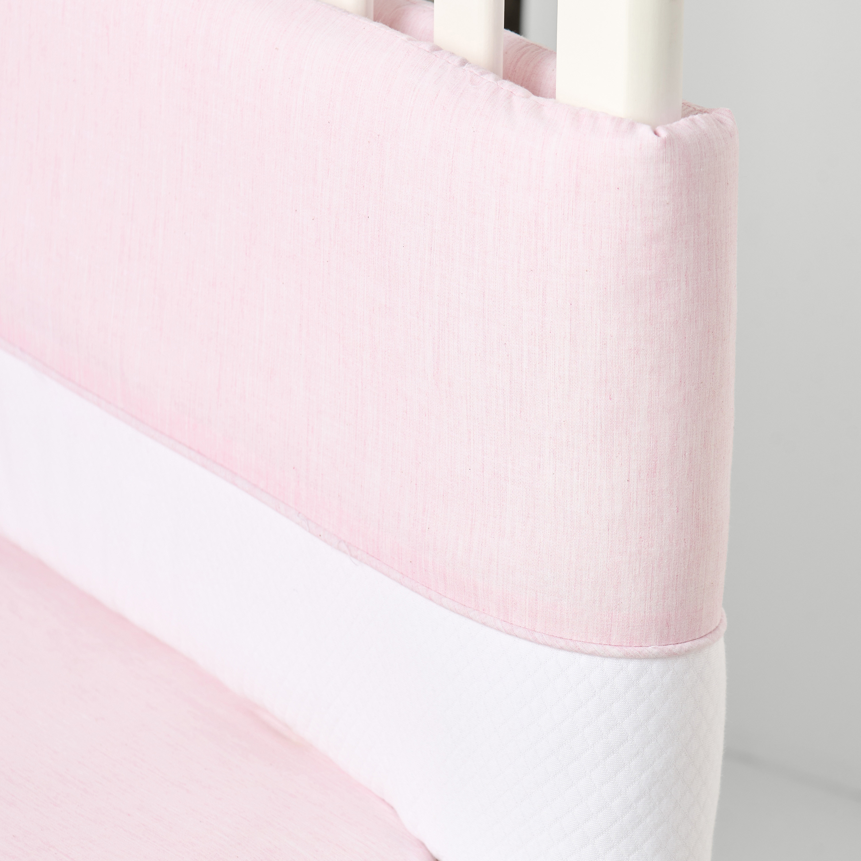 Giggles Bunny Embroidered Cot Bumper - 30x400 cms-baby-nursery-babybedding-image-7