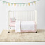 طقم مفارش سرير رضّع قطعتين بطبعات أرنب من جيجلز - 130×100 سم-baby-nursery-babybedding-image-5