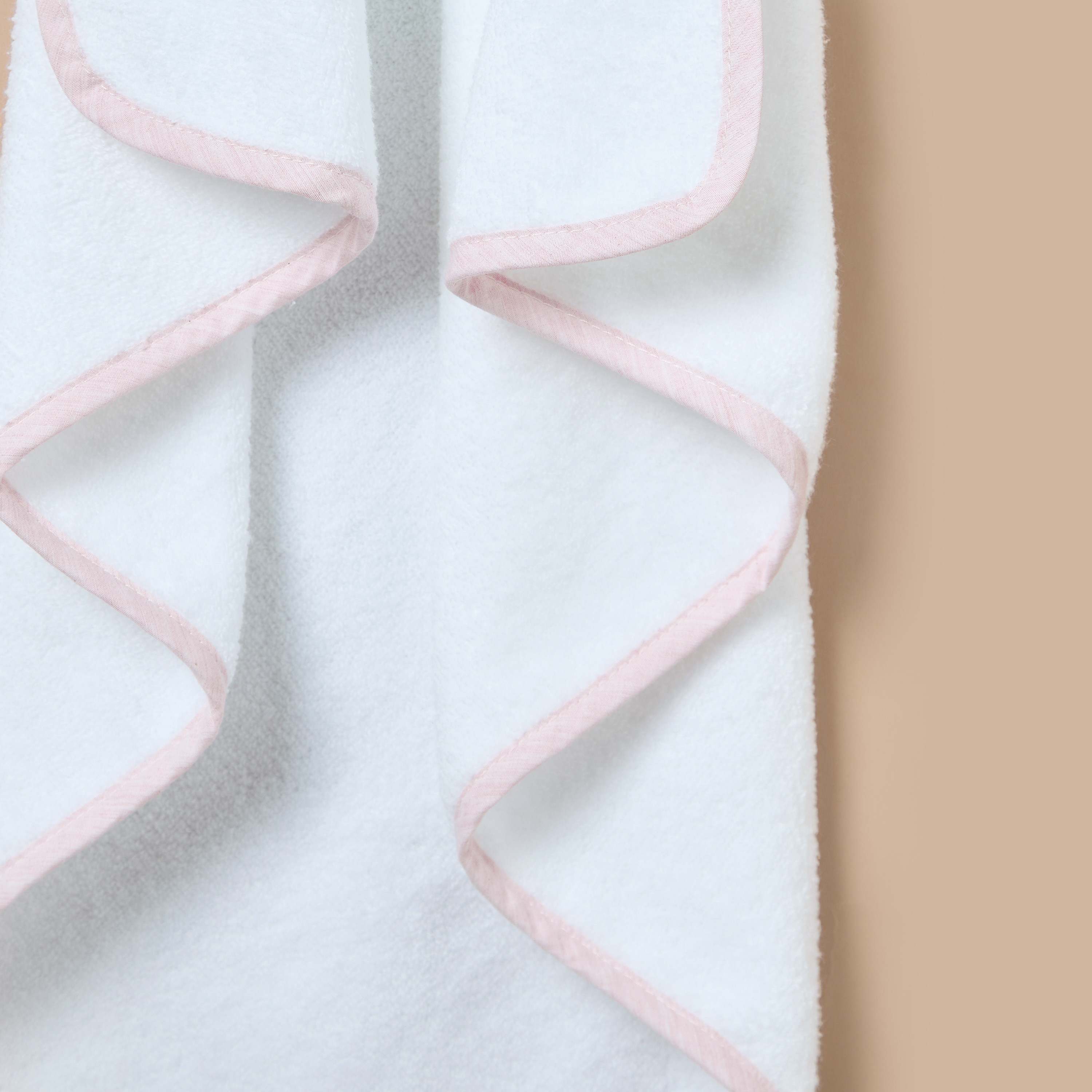 Giggles Coloublock Hooded Towel - 75x75 cm-baby-bathandcare-towels-image-3