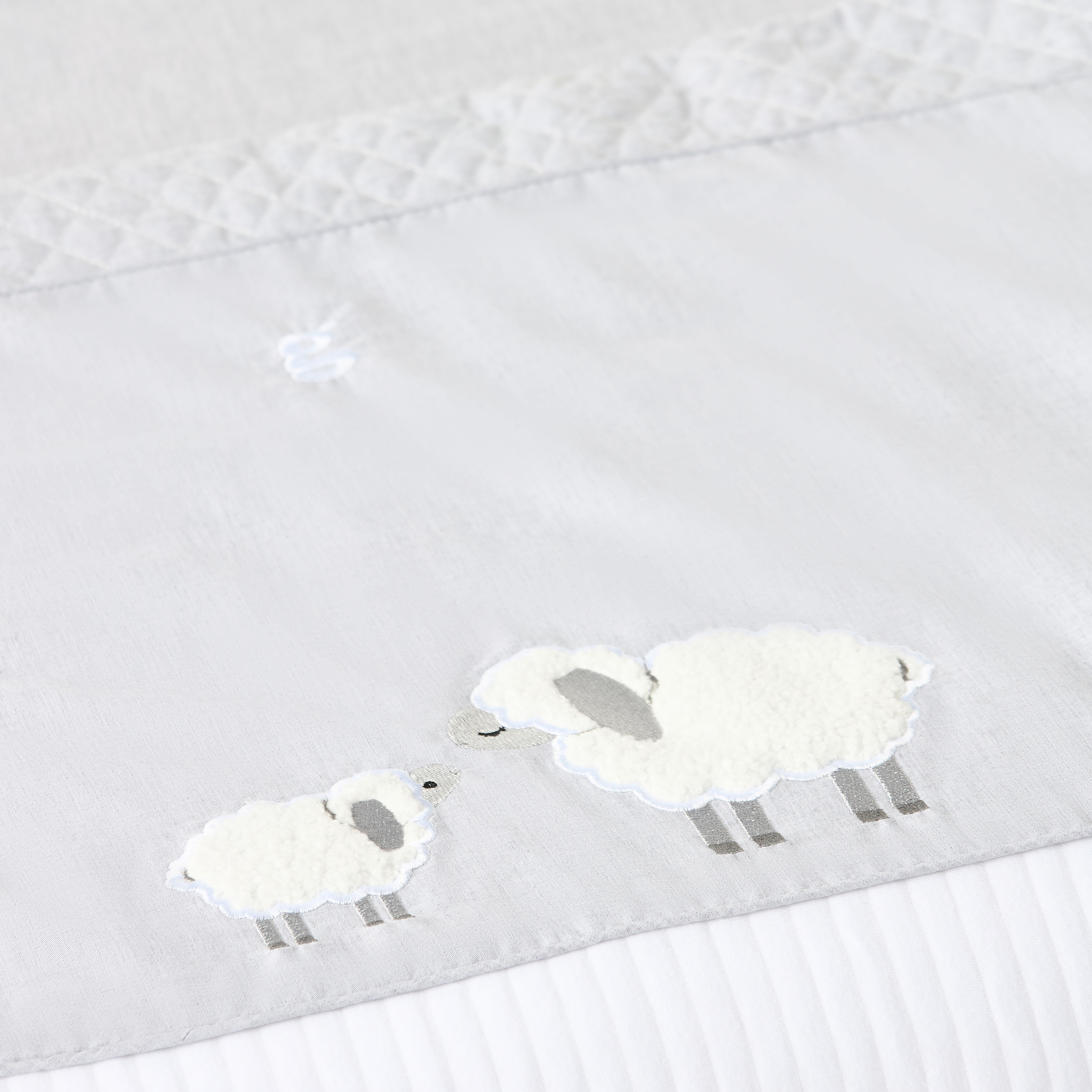 Giggles Sheep Applique 2-Piece Comforter Set - 100x130 cm-baby-nursery-babybedding-image-6