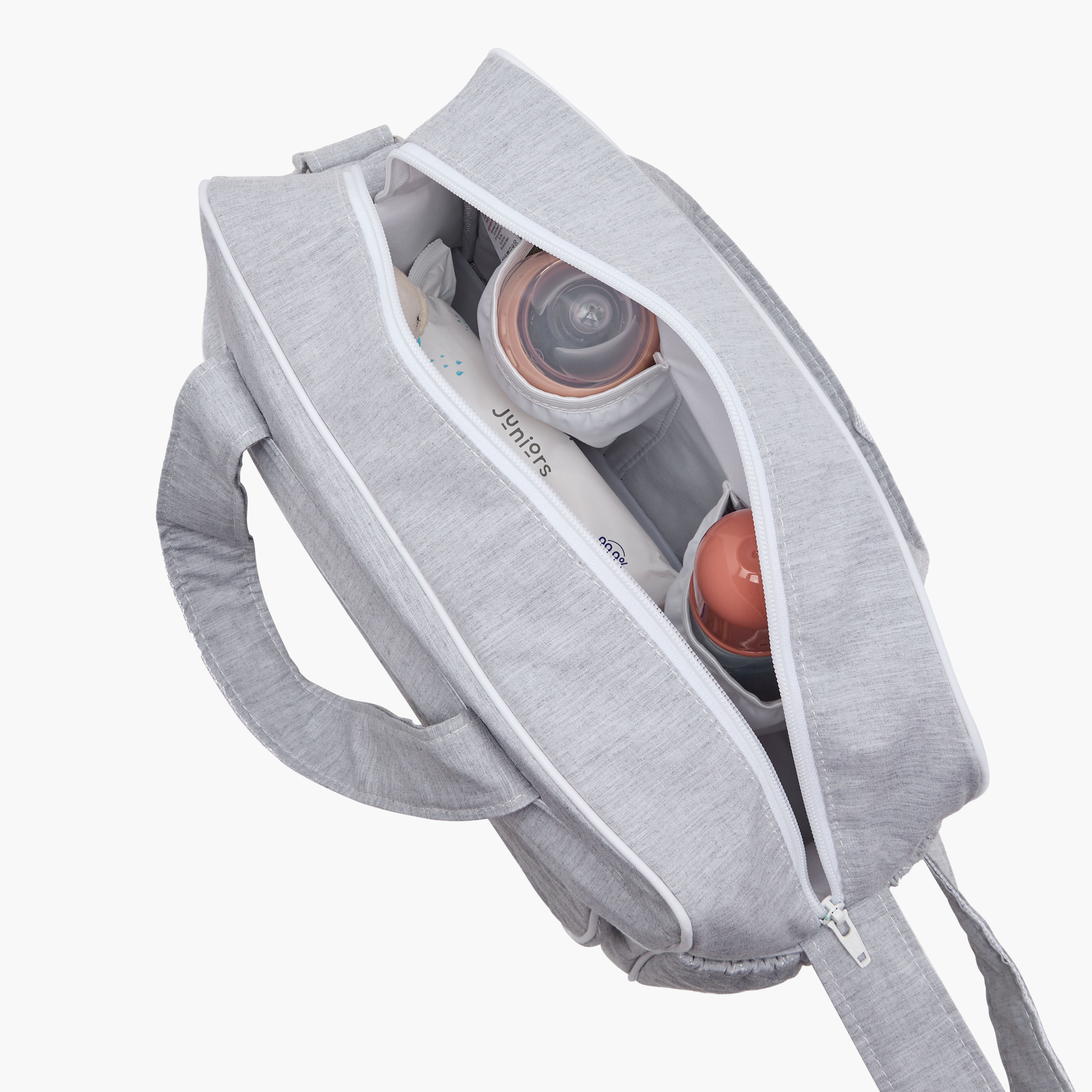 Giggles Textured Diaper Bag with Double Handles-baby-diapering-diaperbags-image-12