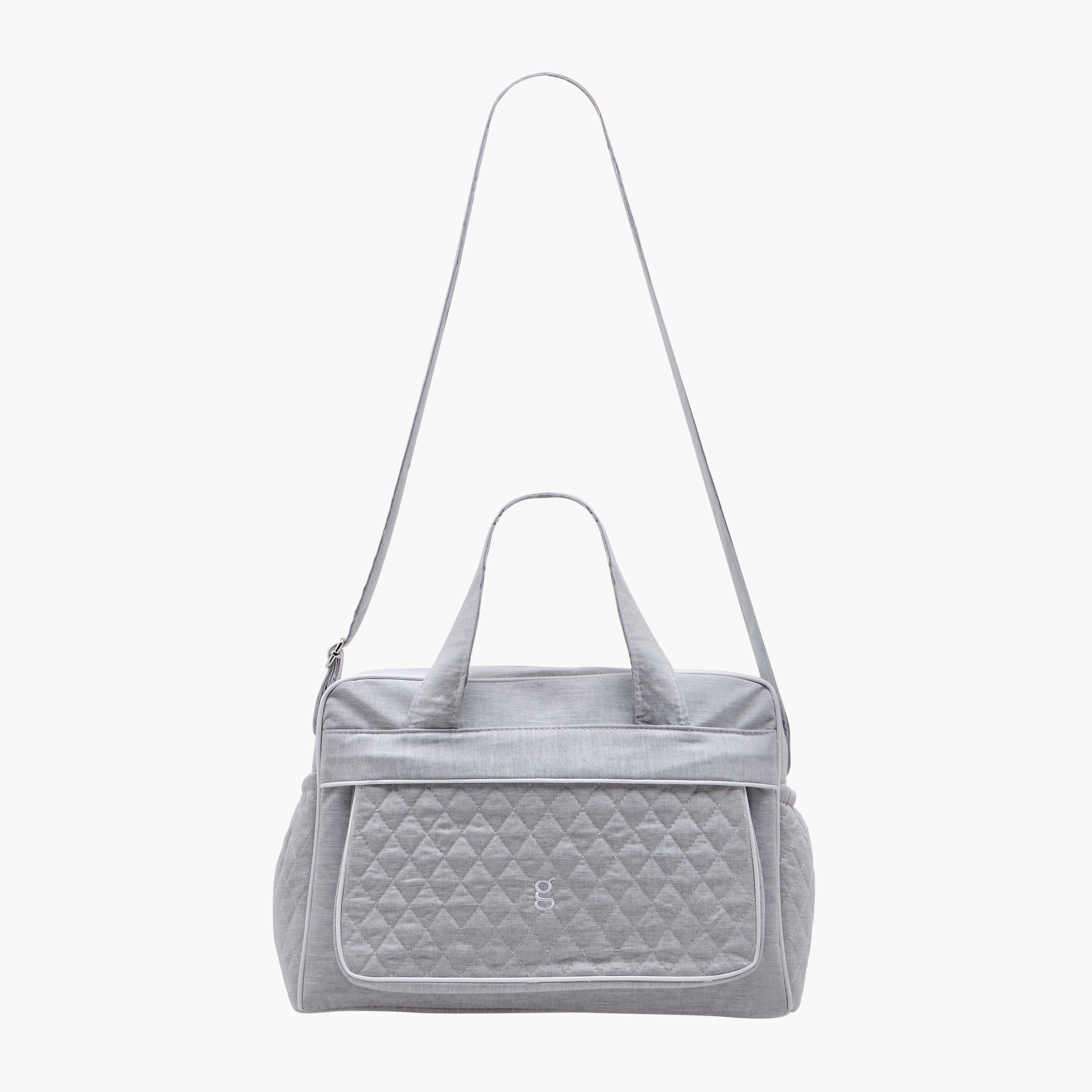 Giggles Textured Diaper Bag with Double Handles-baby-diapering-diaperbags-image-2