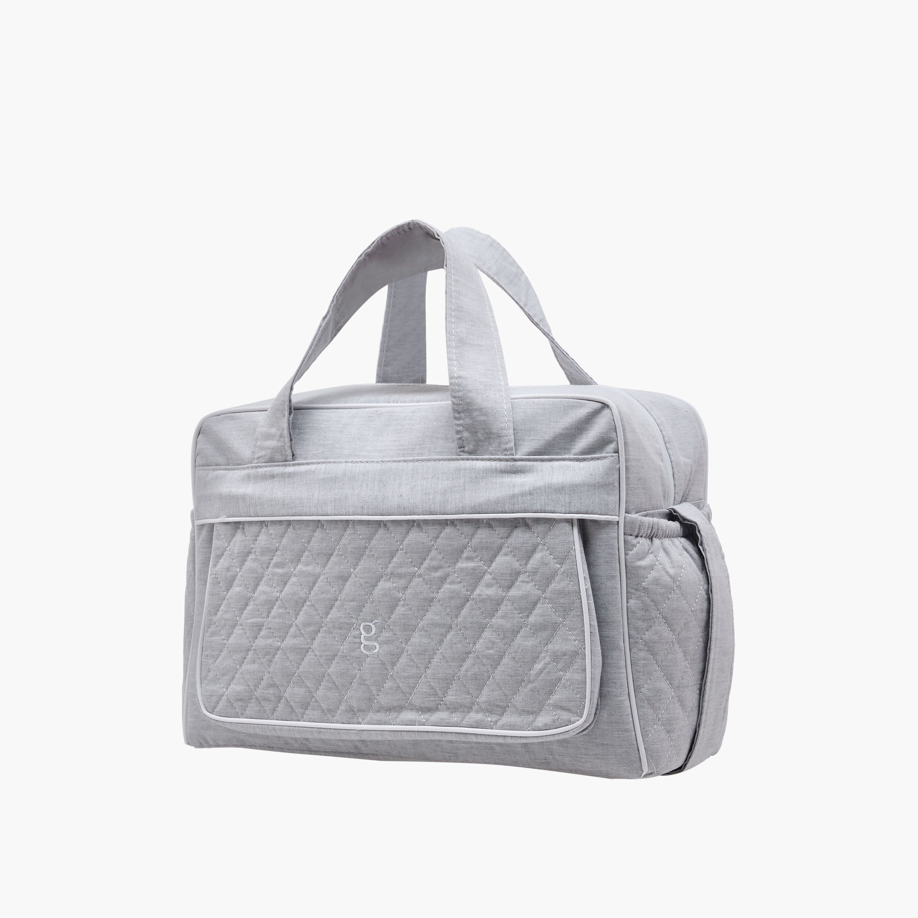 Giggles Textured Diaper Bag with Double Handles-baby-diapering-diaperbags-image-4