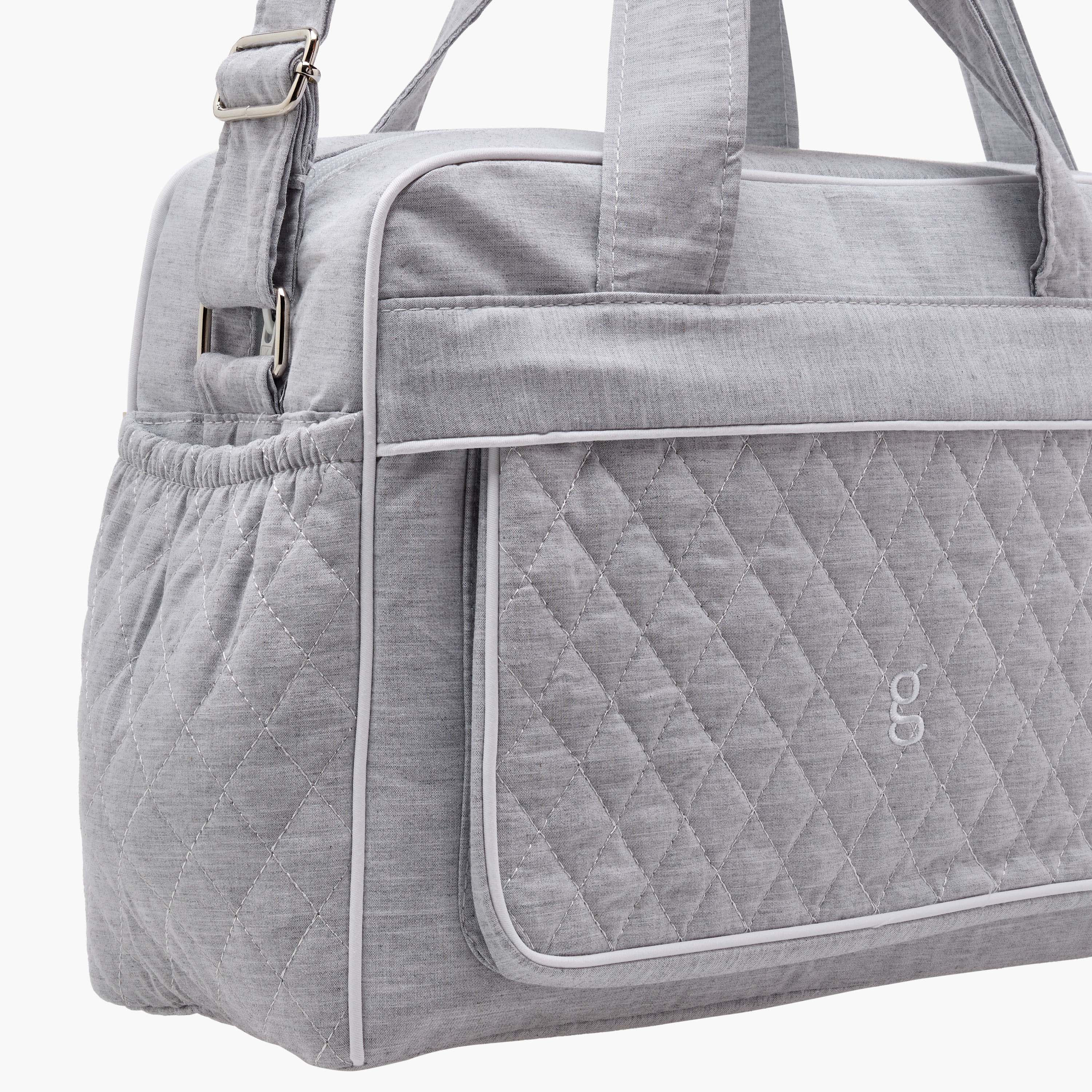 Giggles Textured Diaper Bag with Double Handles-baby-diapering-diaperbags-image-7