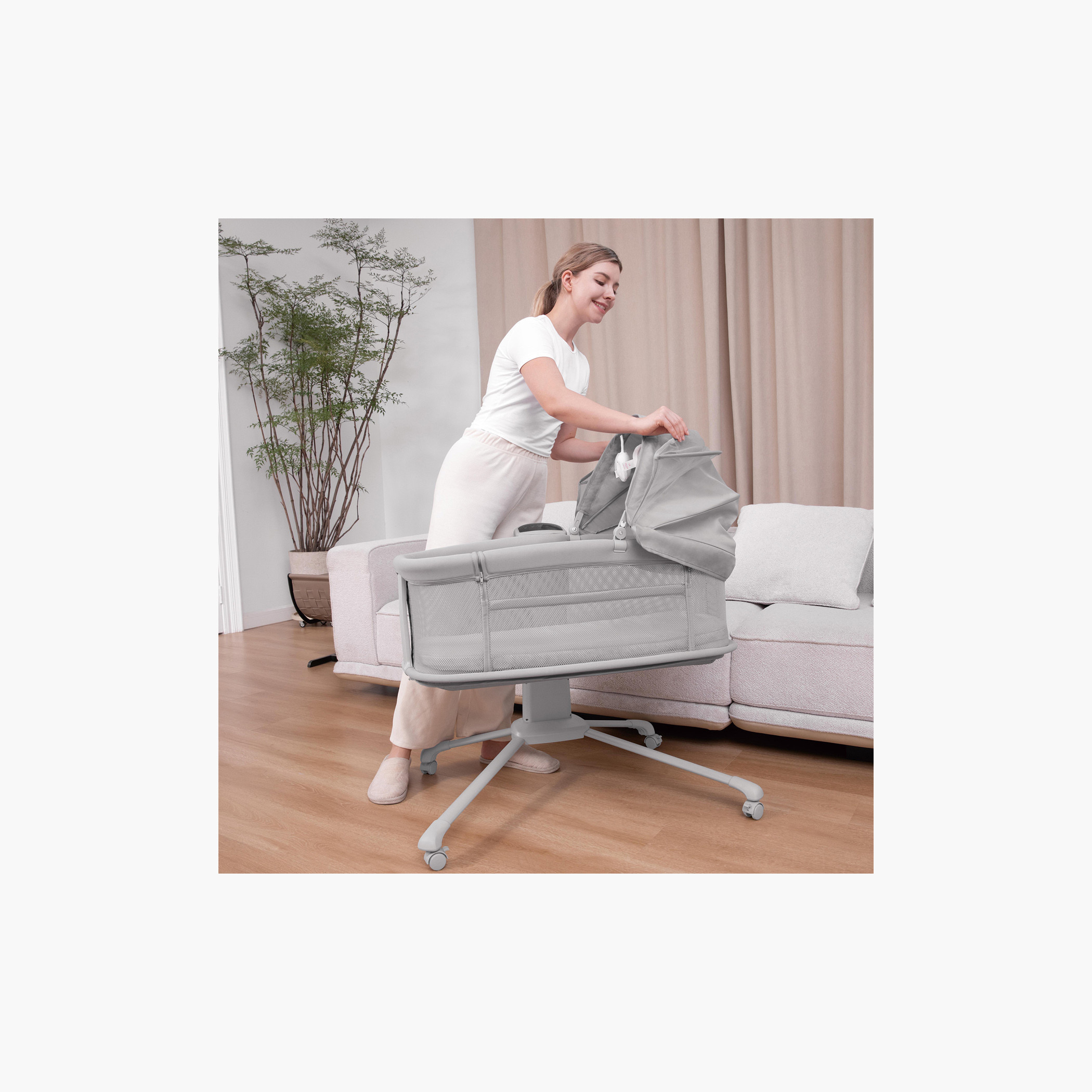 سرير أطفال بجانب السرير دريم ستارلايت من ماستيلا-baby-nursery-furniture-cribsandbeds-bassinets-image-4