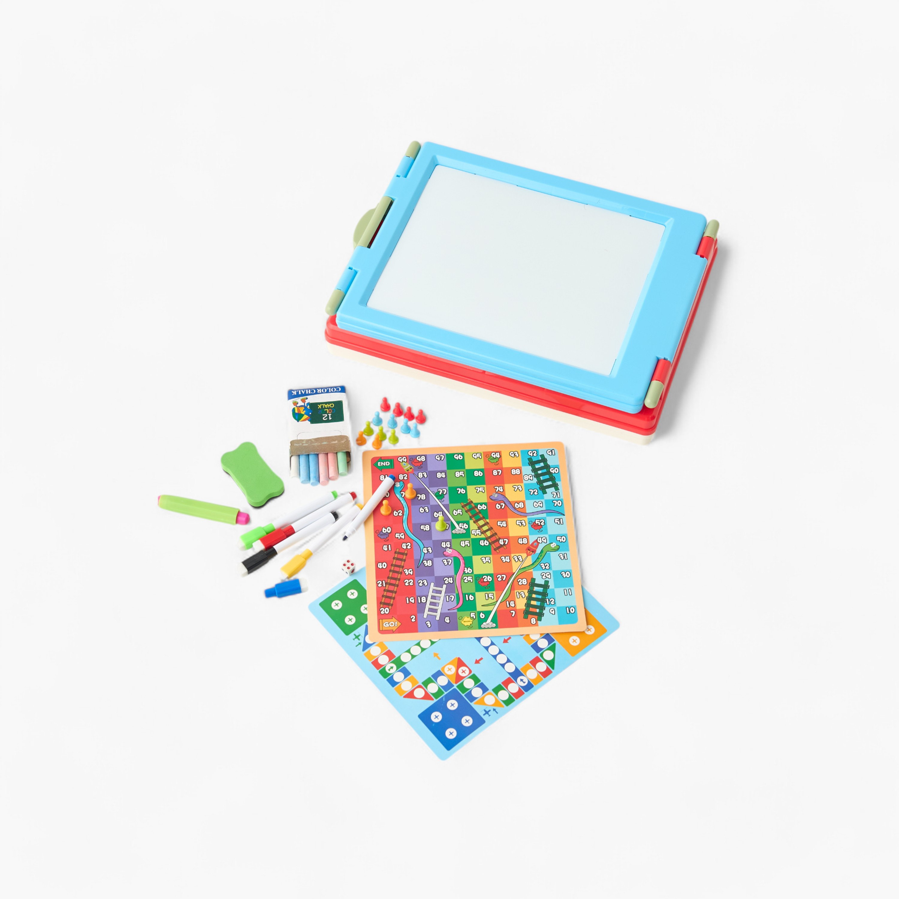 Talented Painter Double-Sided Writing Board with Board Games-toys-babyandtoddlertoys-learningtoys-image-2