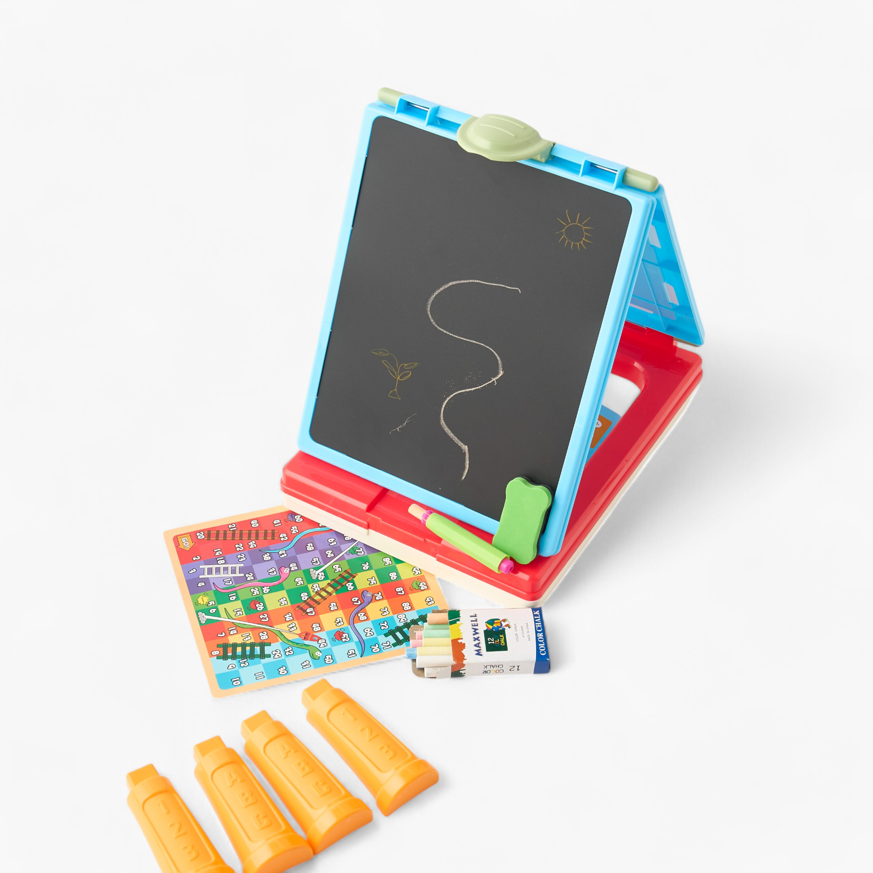 Talented Painter Double-Sided Writing Board with Board Games-toys-babyandtoddlertoys-learningtoys-image-5