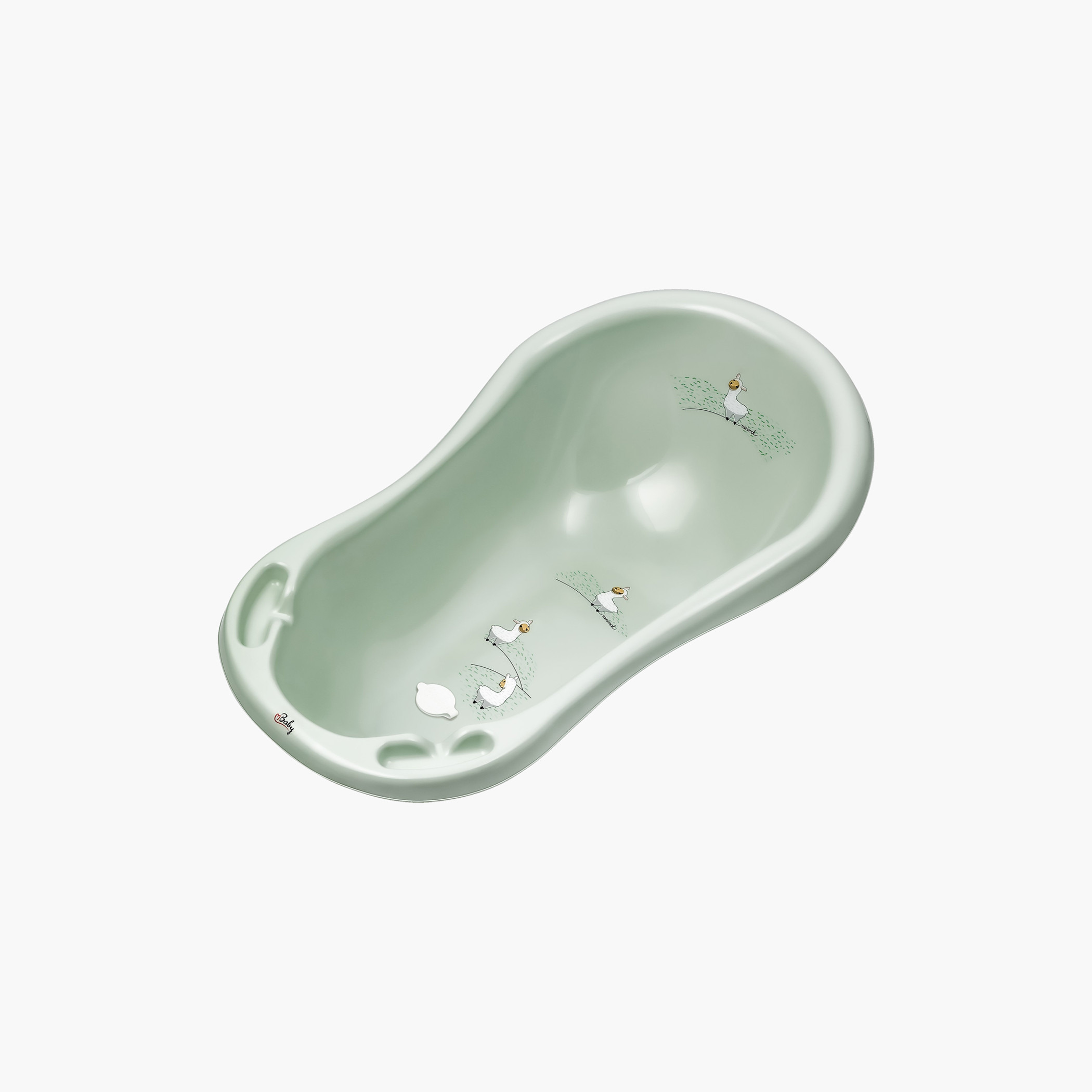 حوض استحمام بطبعات مع قابس من مالتكس-baby-bathandcare-bathtubs-image-1