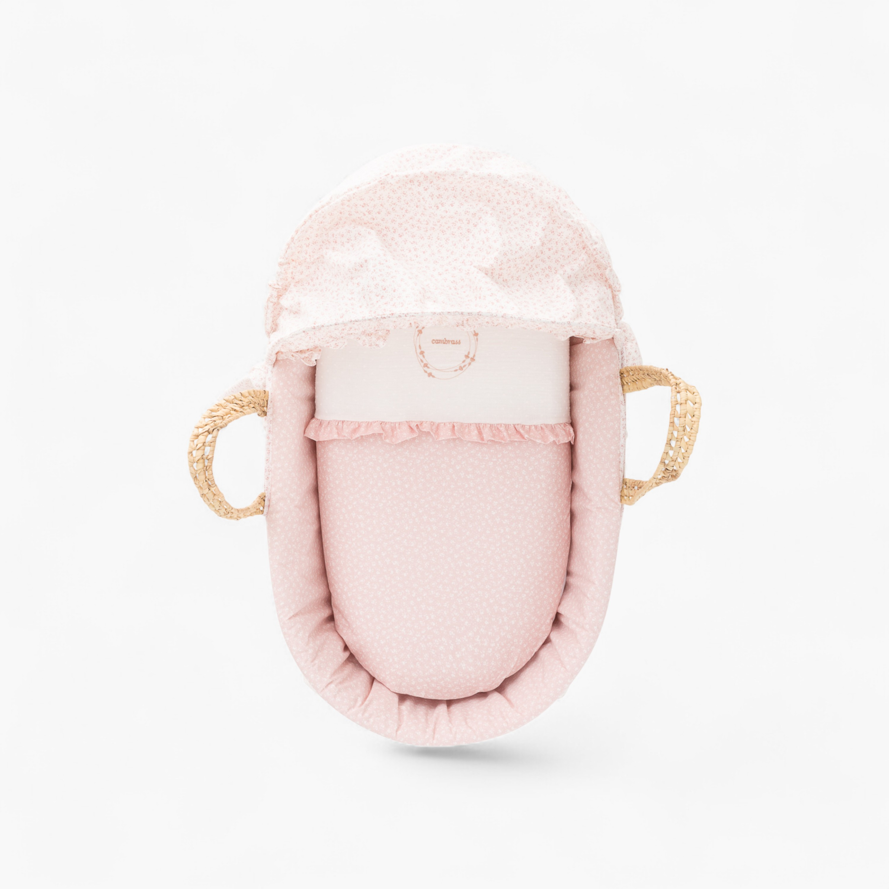 Cambrass Baby Nest Basket with Frill Detail-baby-nursery-furniture-mosesbaskets-image-4