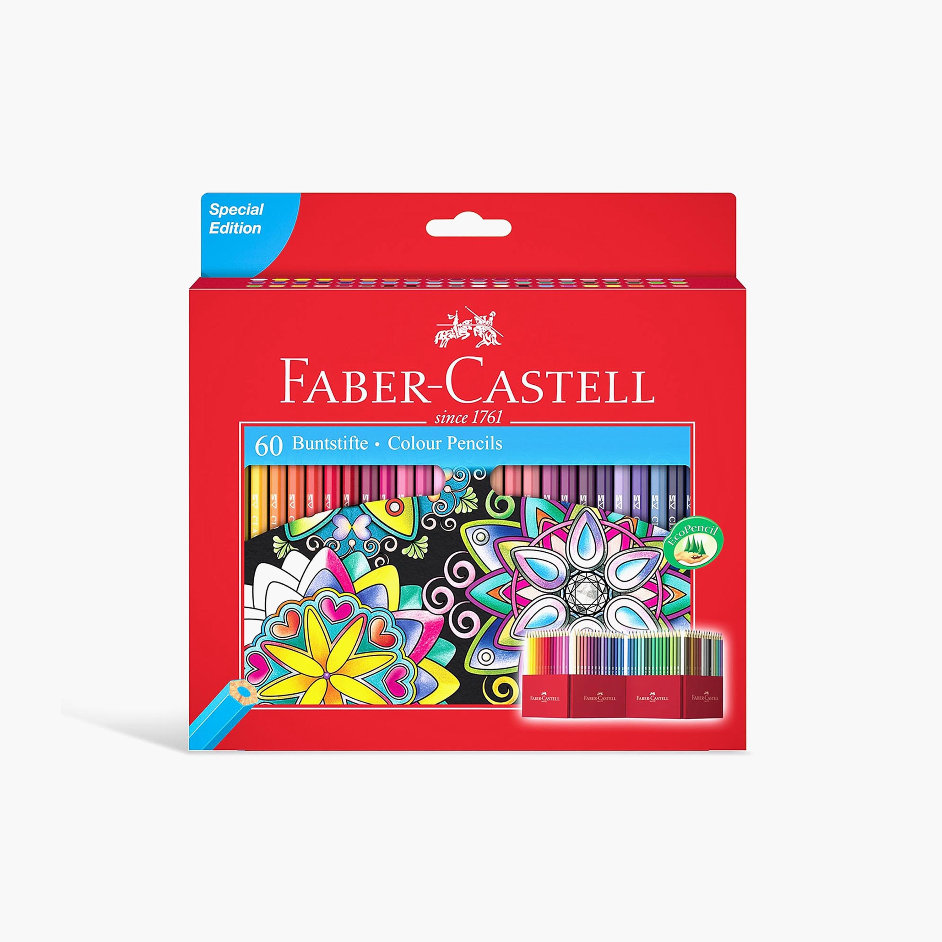 Faber Castell 60-Piece Classic Colour Pencils-school-stationery-pensandpencils-image-1