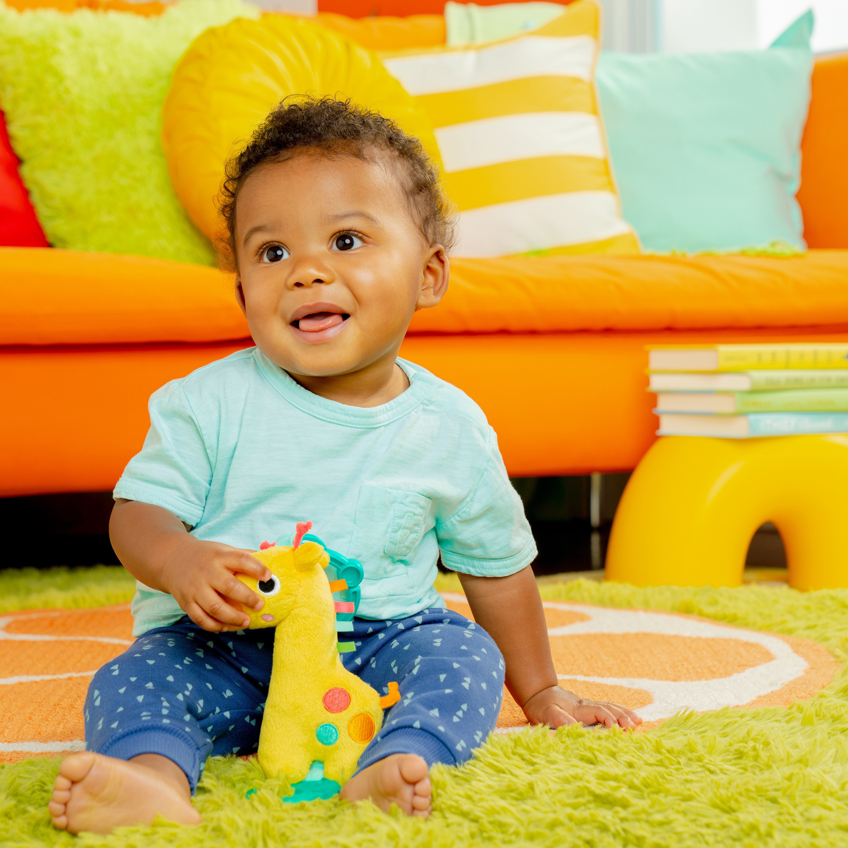 لعبة زرافة للتنقل توج تونز من برايت ستارز-toys-babyandtoddlertoys-strollertoys-image-4