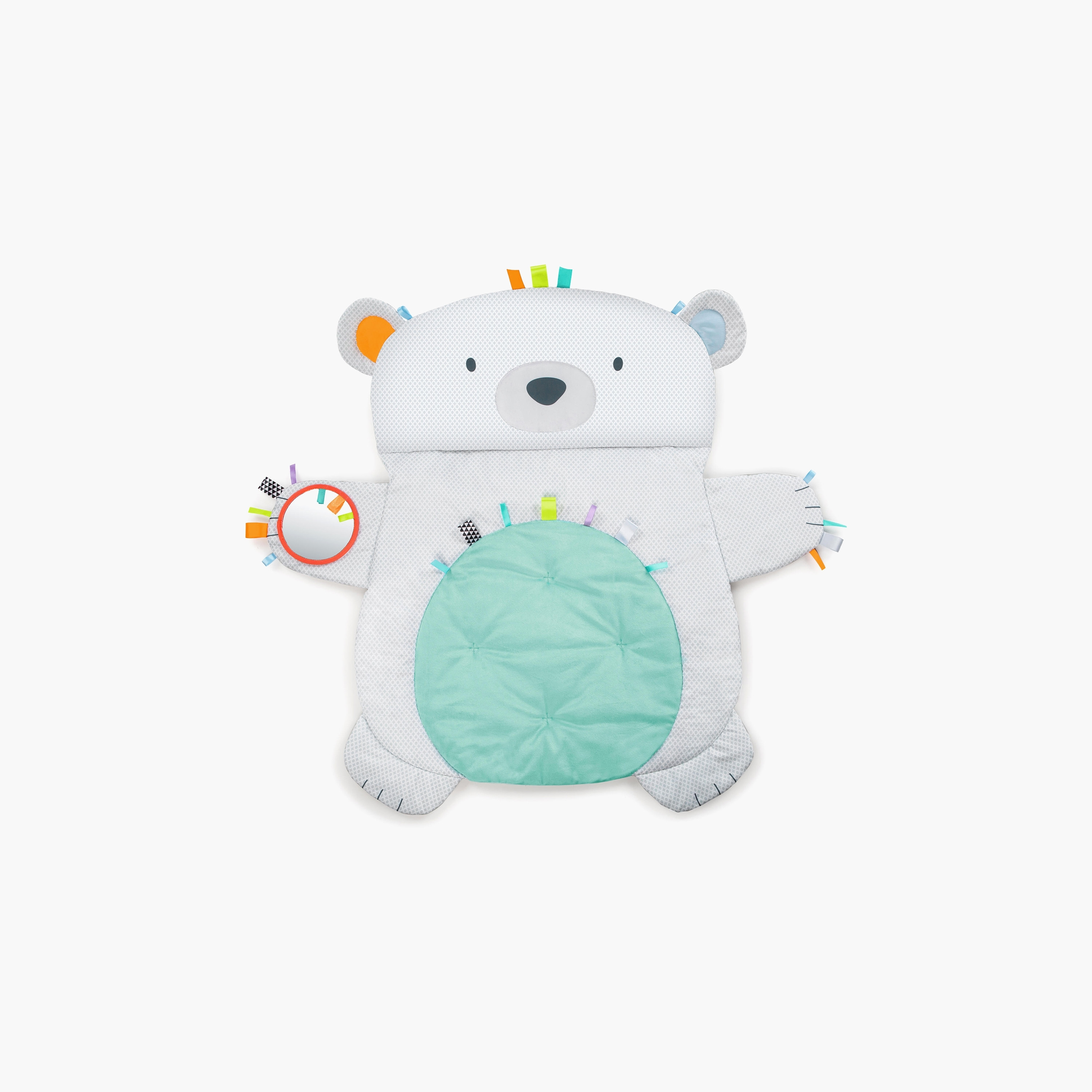 سجادة الأنشطة لوقت الاستلقاء على البطن بروب اند بلاي من برايت ستارتس، شكل دب-baby-infantactivity-playpensandplaymats-image-2